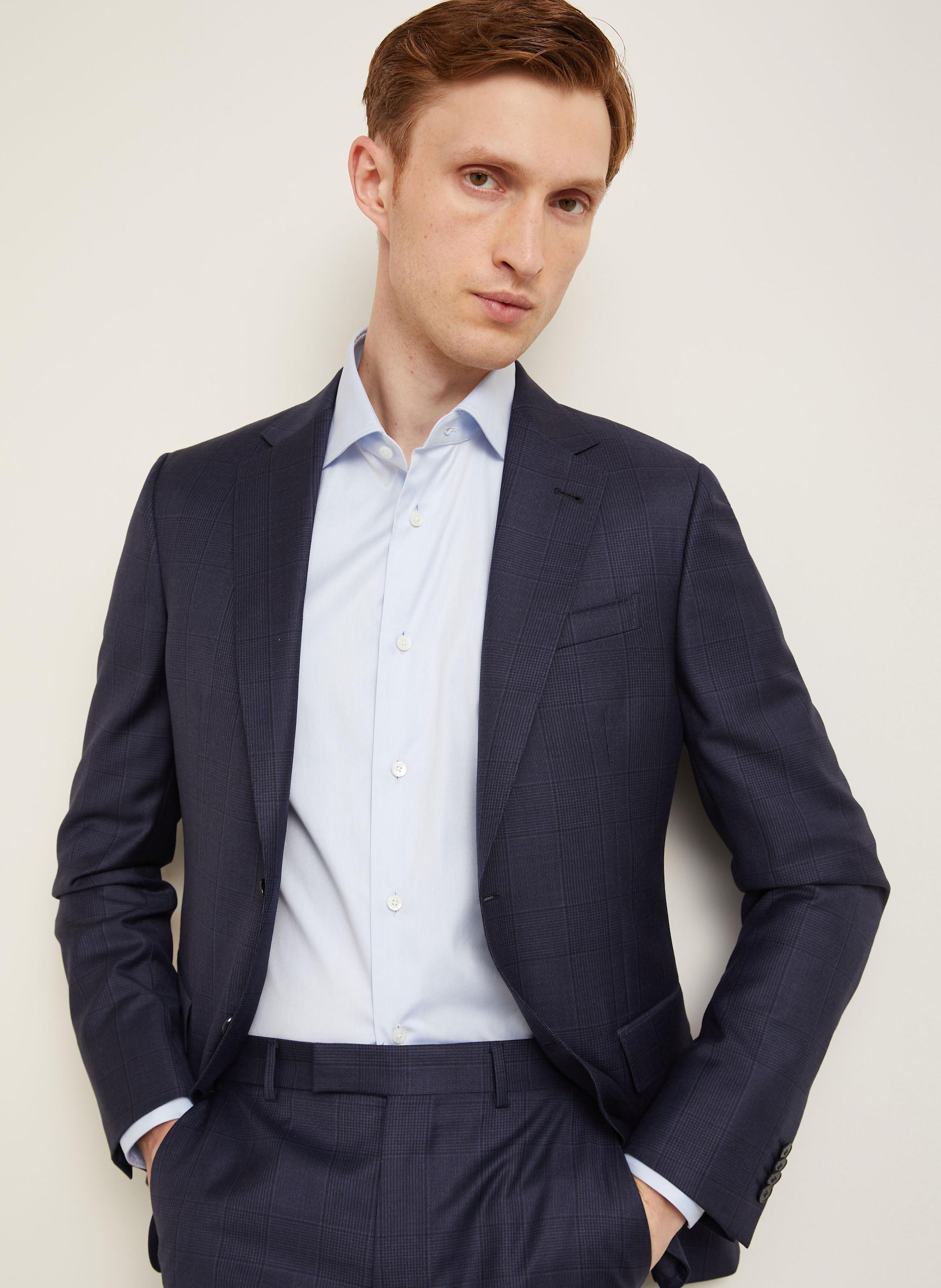 Thumbnail - Zegna Anzug Drop 8 Tailored Fit blau