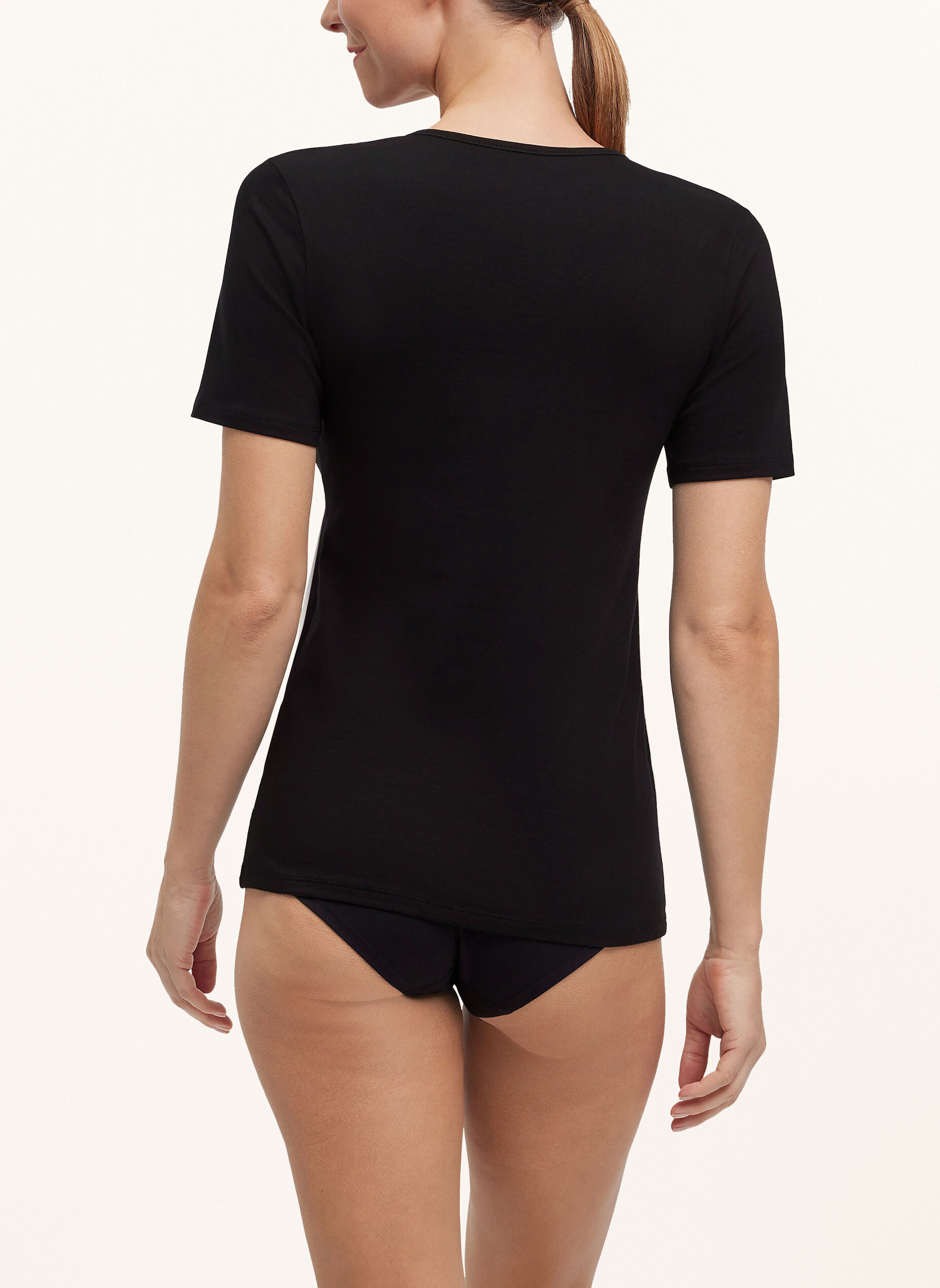 Thumbnail - Falke 2er-Pack T-Shirts Daily Comfort schwarz