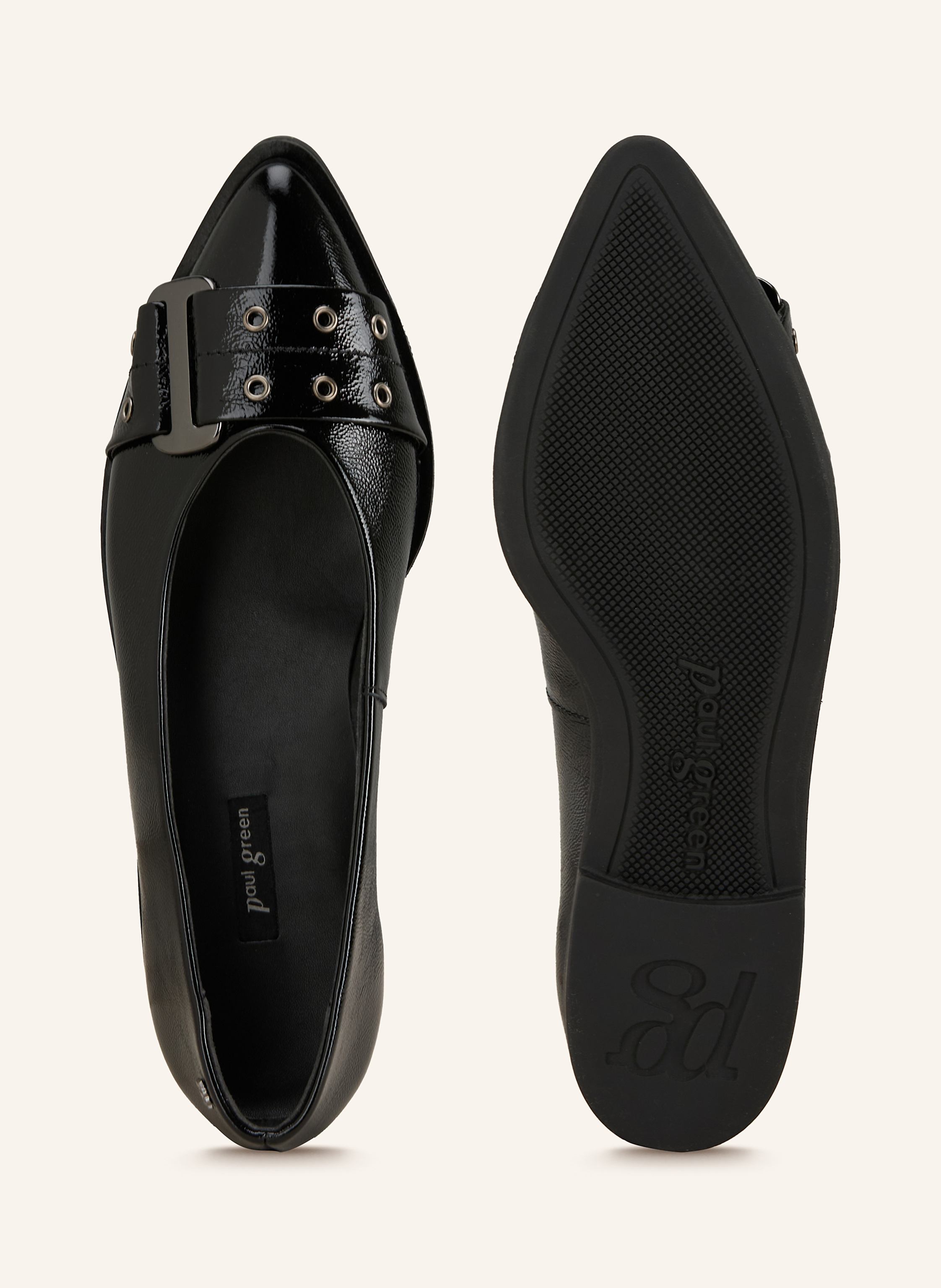 Thumbnail - Paul Green Lackballerinas schwarz