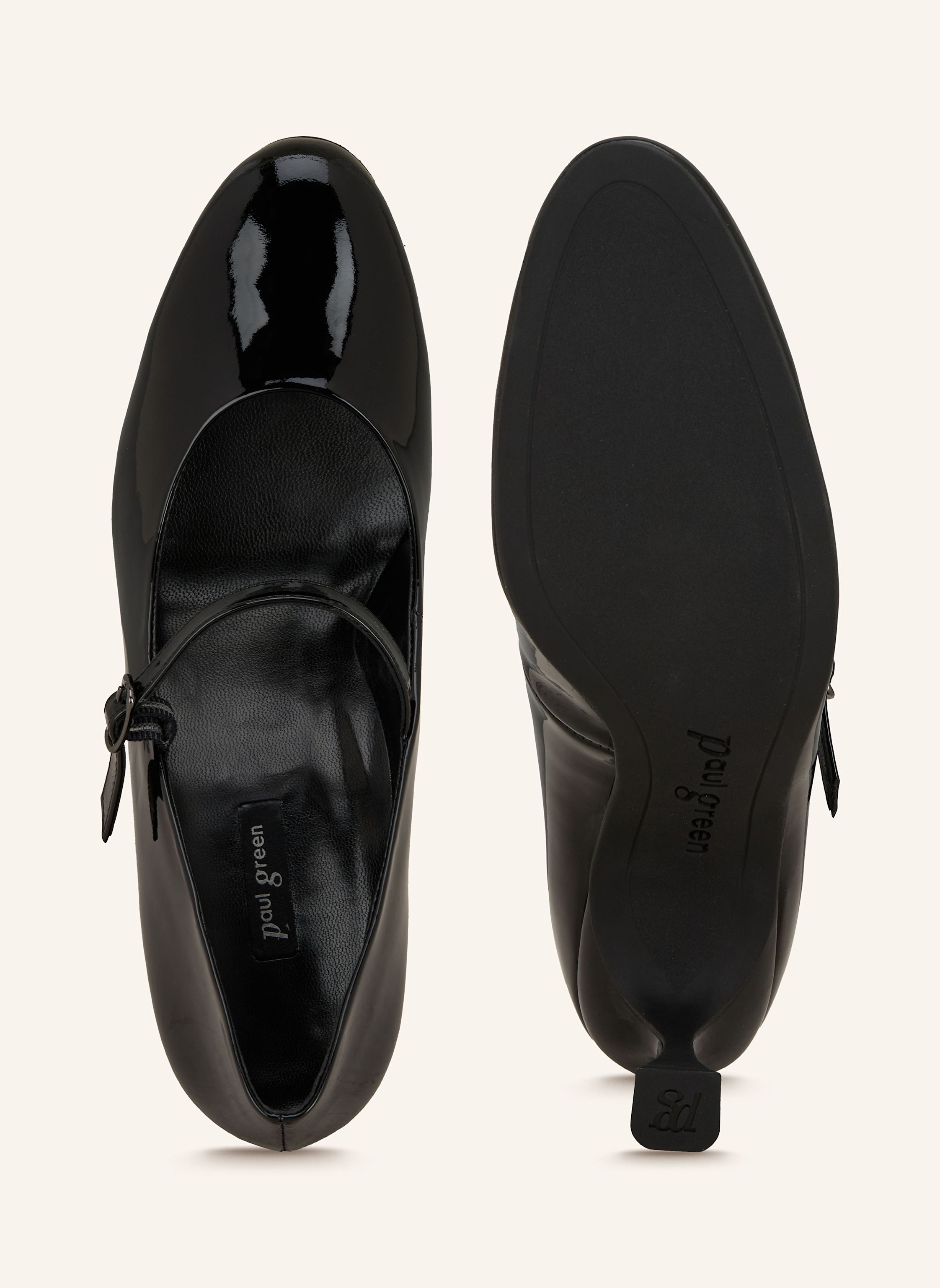 Thumbnail - Paul Green Lack-Pumps schwarz