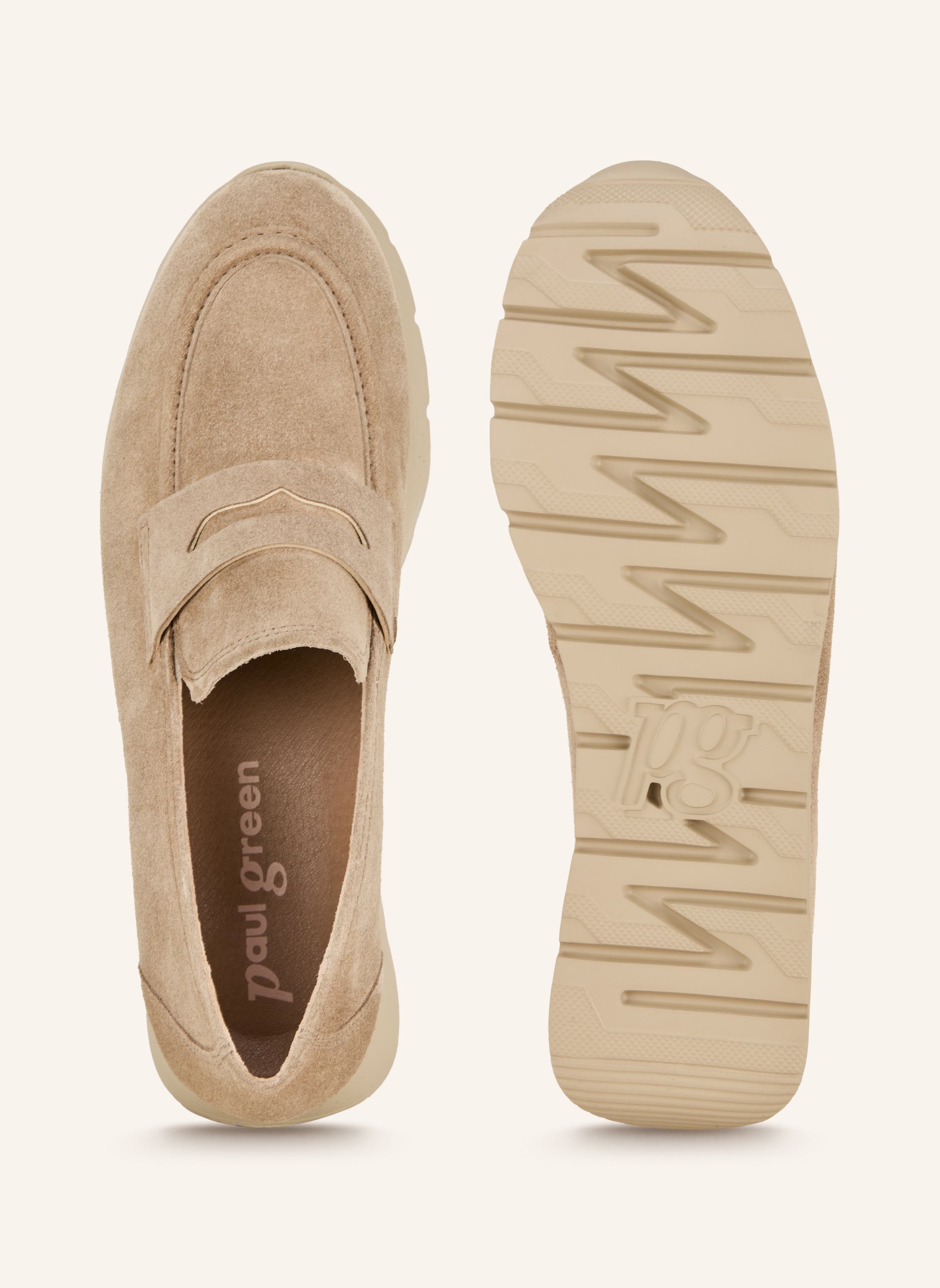 Thumbnail - Paul Green Penny-Loafer beige