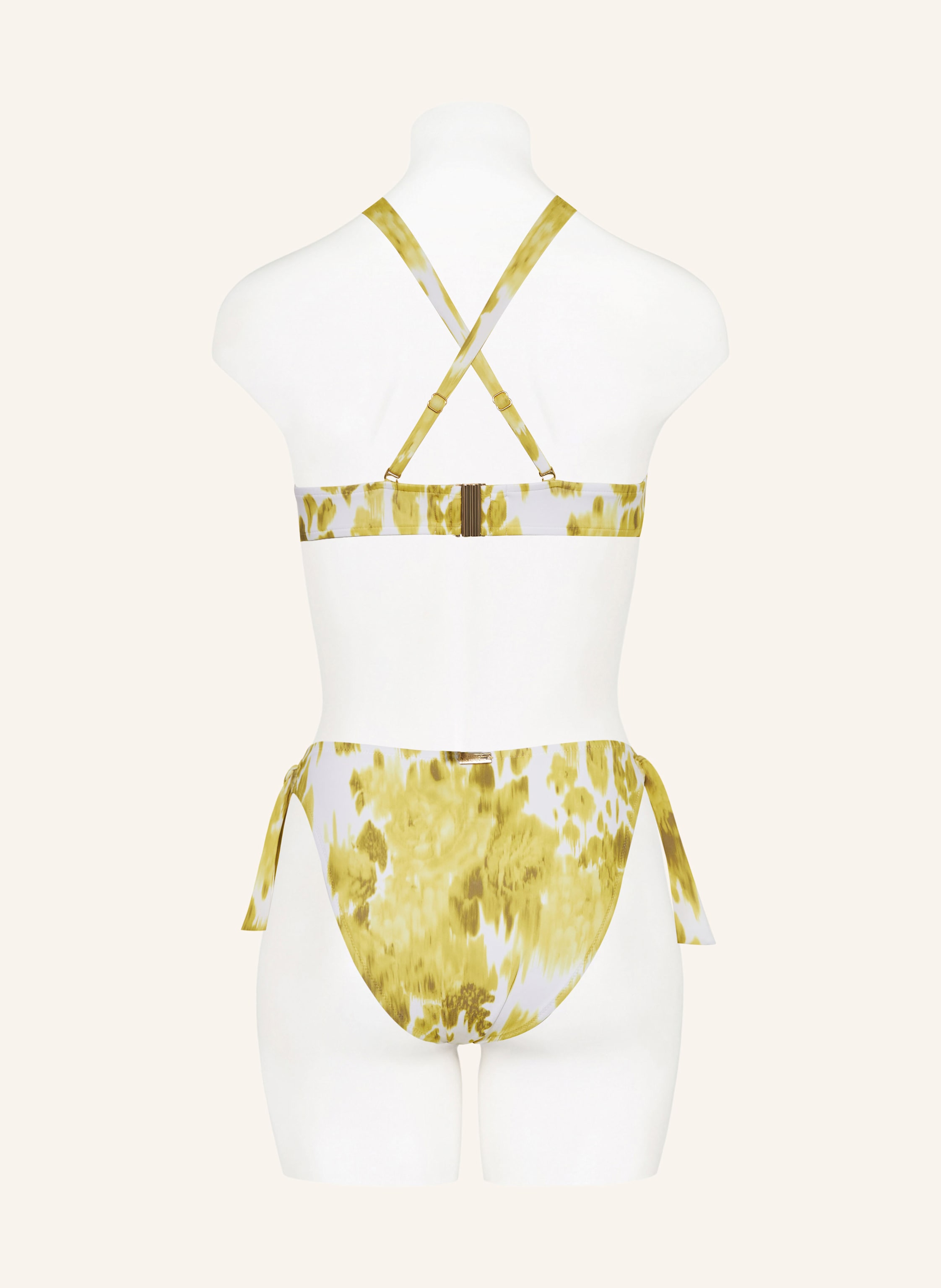 Thumbnail - Maryan Mehlhorn Bralette-Bikini-Top Soft Focus Florals gelb