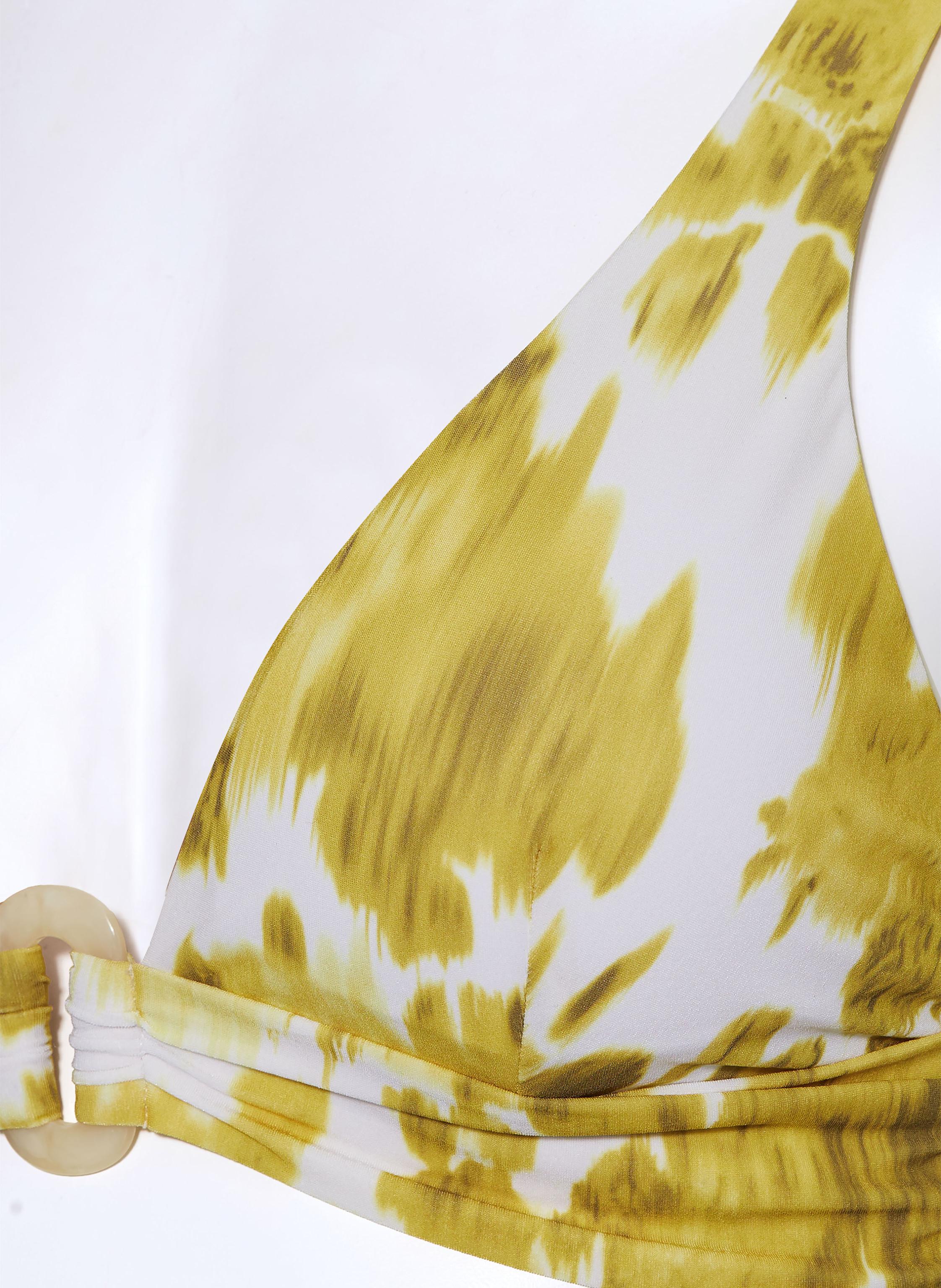 Thumbnail - Maryan Mehlhorn Bralette-Bikini-Top Soft Focus Florals gelb