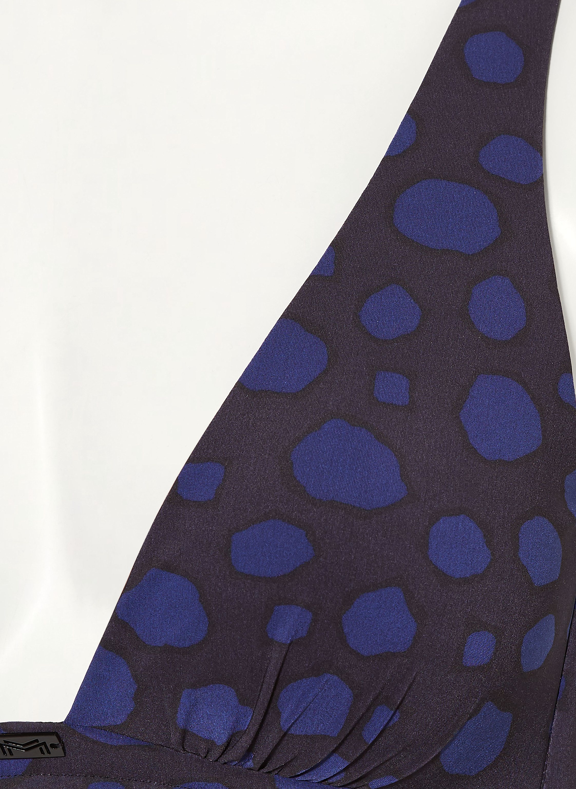 Thumbnail - Maryan Mehlhorn Bralette-Bikini-Top Blue Dots schwarz