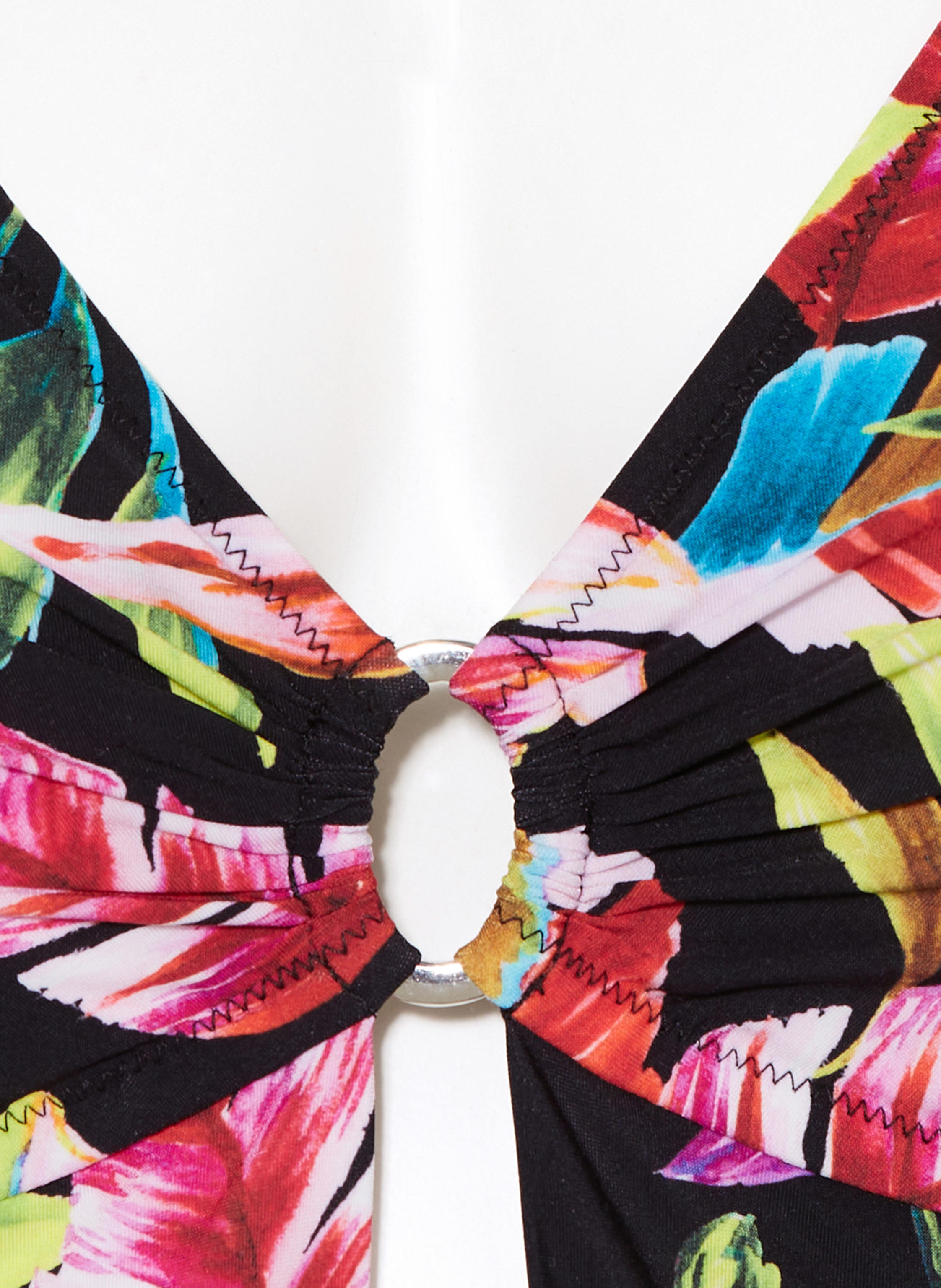 Thumbnail - Lidea Neckholder-Badeanzug Exotic Blaze schwarz