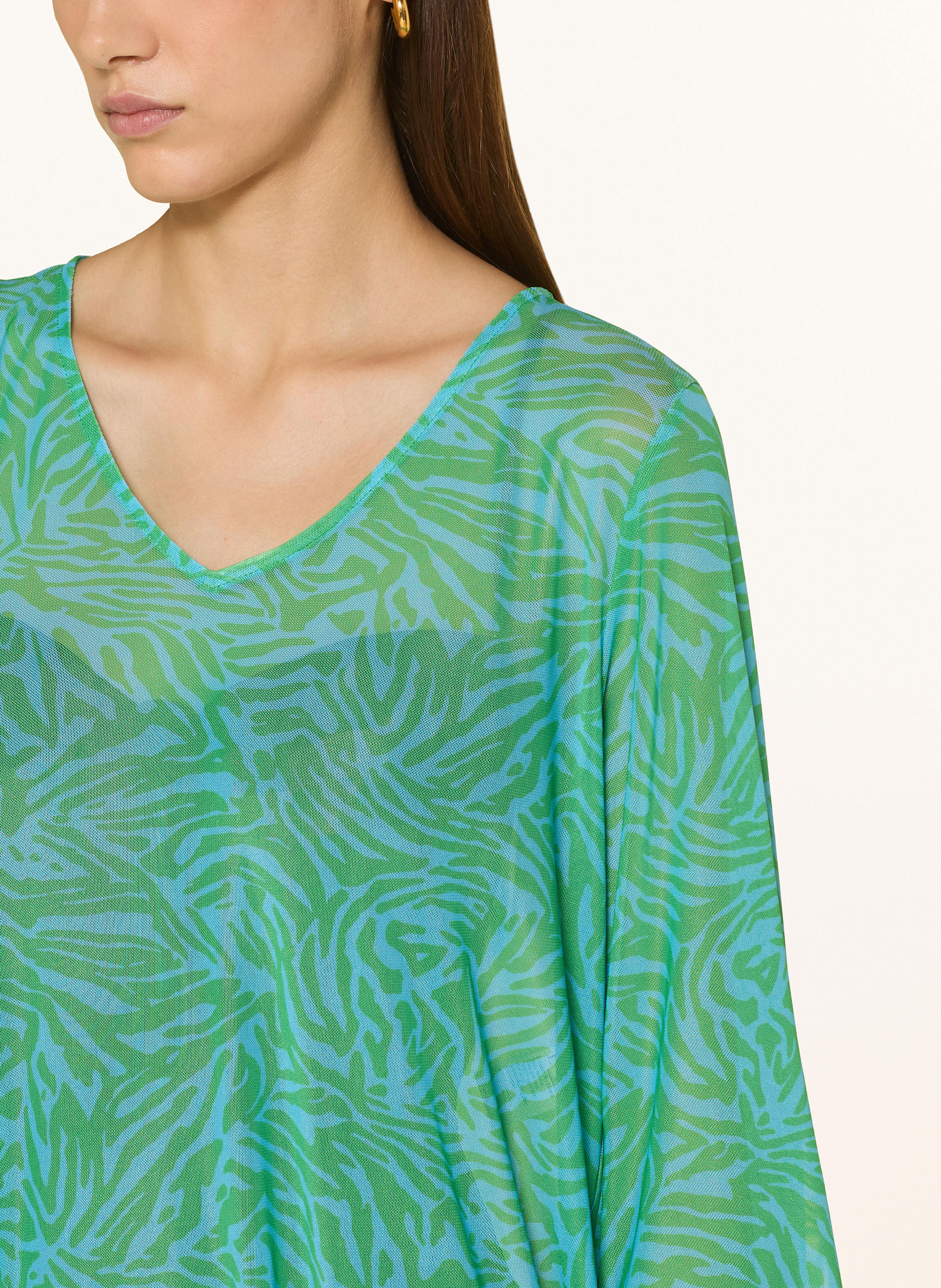 Thumbnail - Lidea Mesh-Tunika Aqua Muse Mit 3/4-Arm gruen