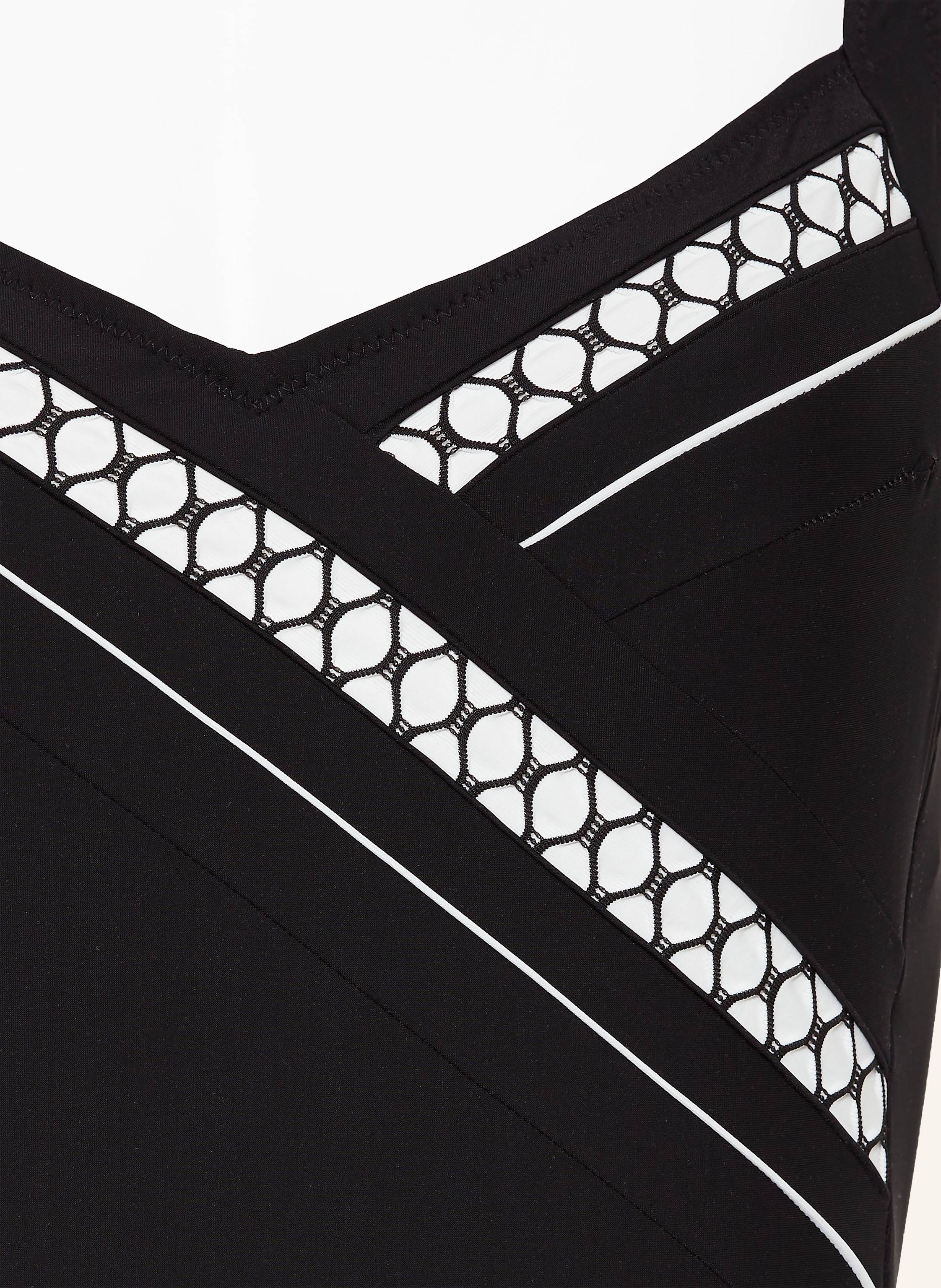 Thumbnail - Charmline Shape-Badeanzug Textured Dimension schwarz