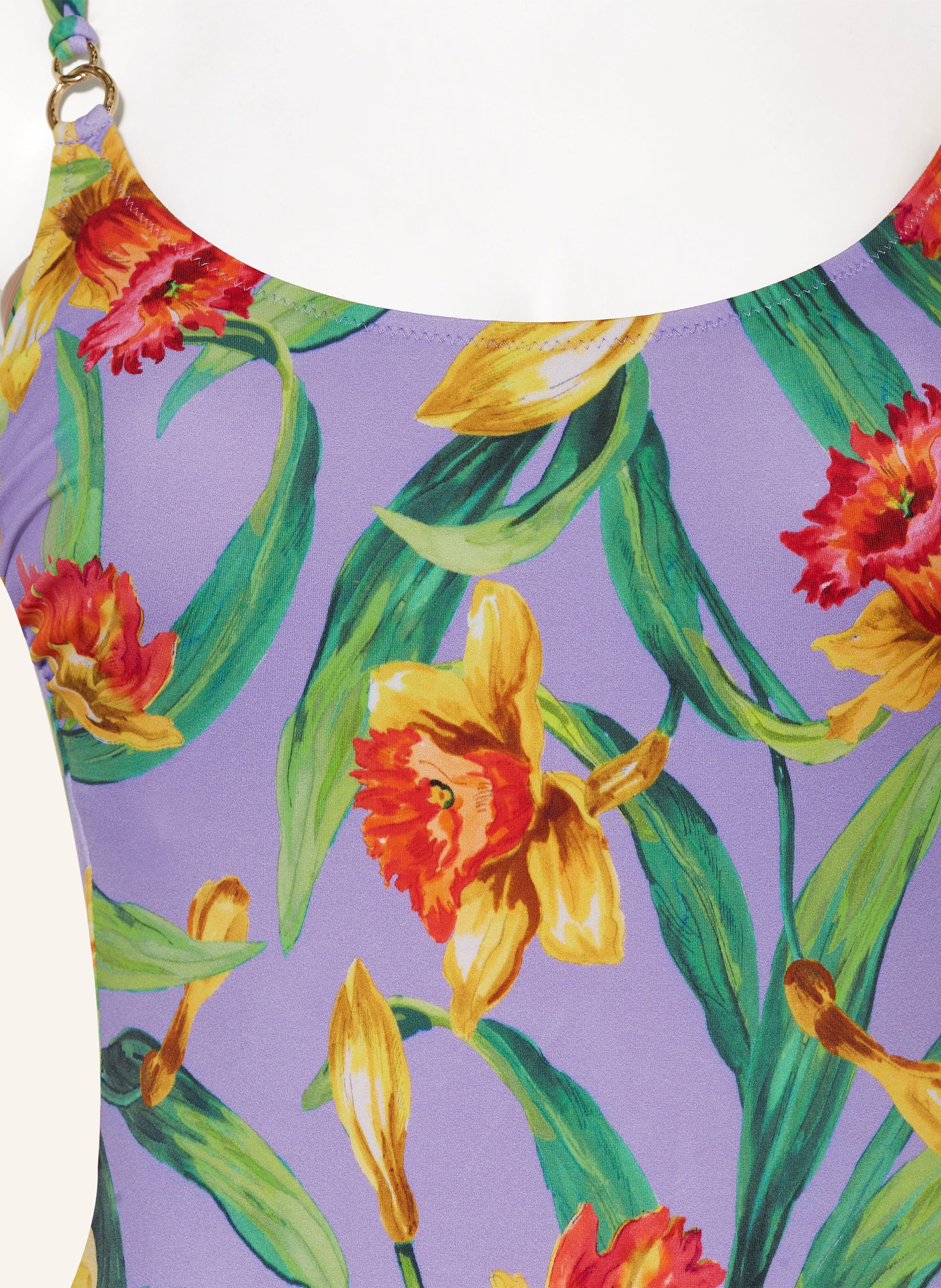 Thumbnail - Charmline Shape-Badeanzug Botanique Radiance lila