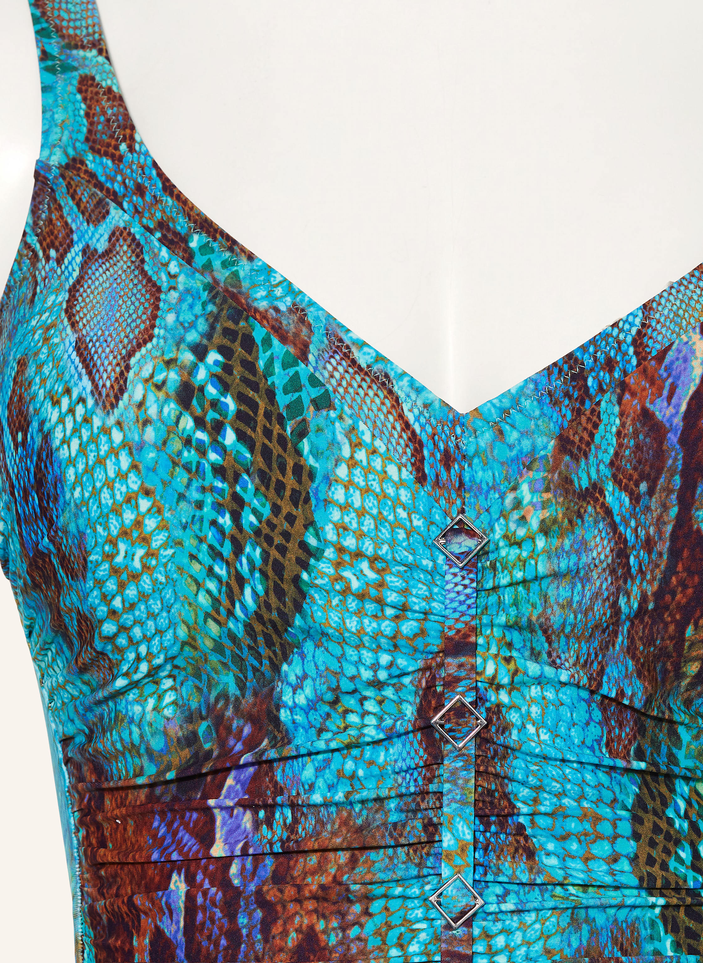 Thumbnail - Charmline Shape-Badeanzug Aquatic Reptile blau