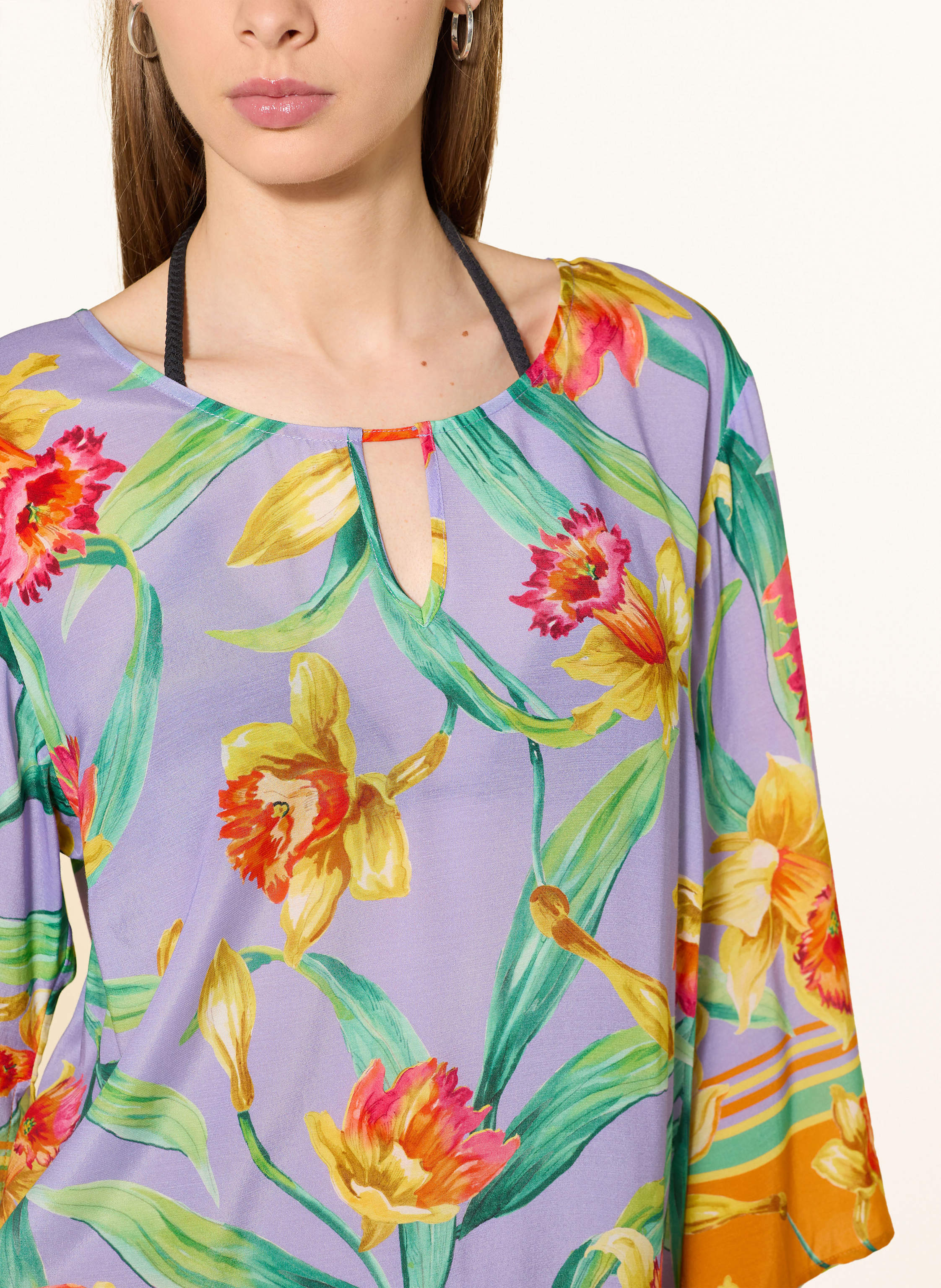 Thumbnail - Charmline Tunika Botanic Radiance Mit 3/4-Arm lila