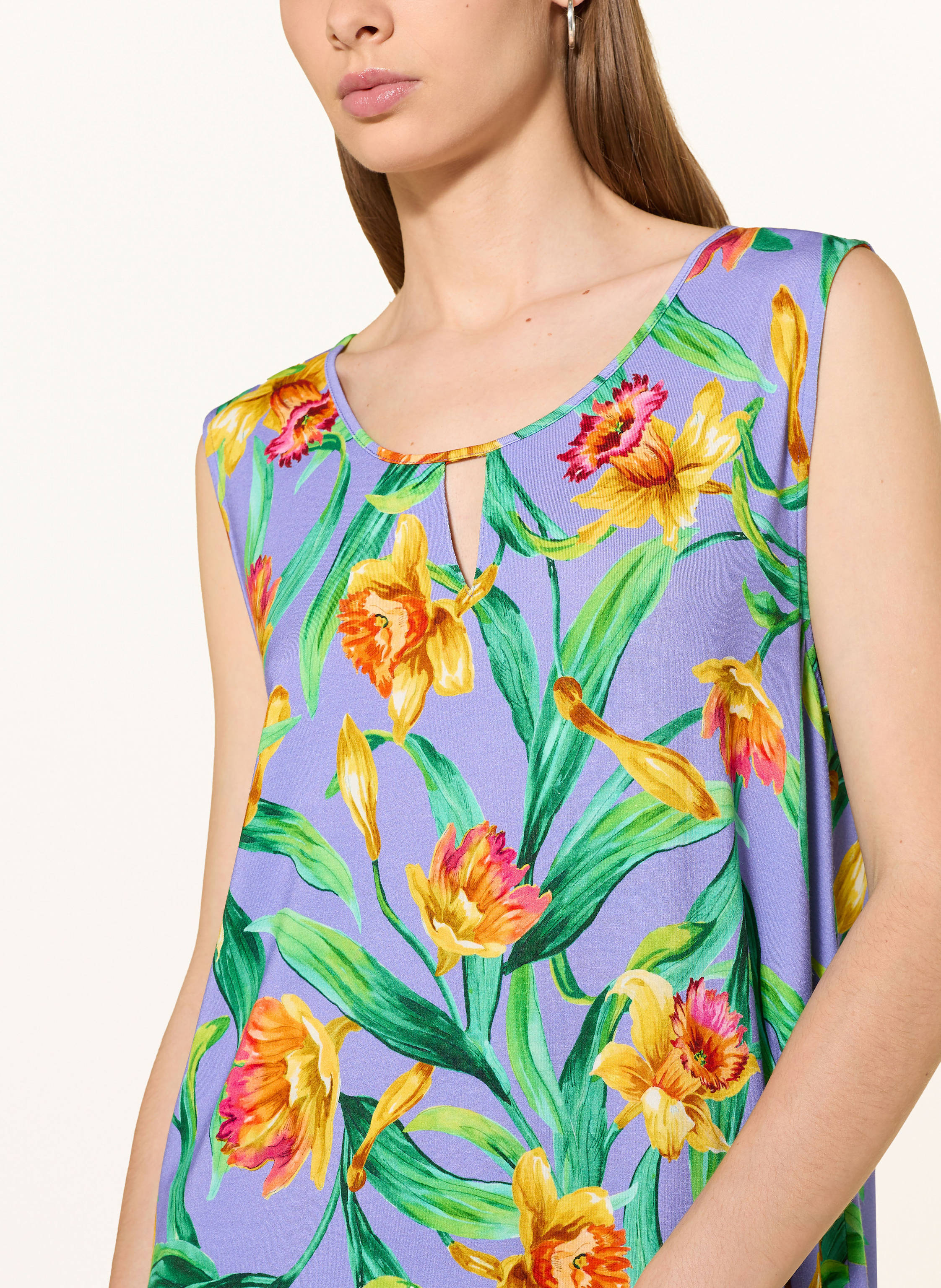 Thumbnail - Charmline Strandkleid Botanic Radiance lila