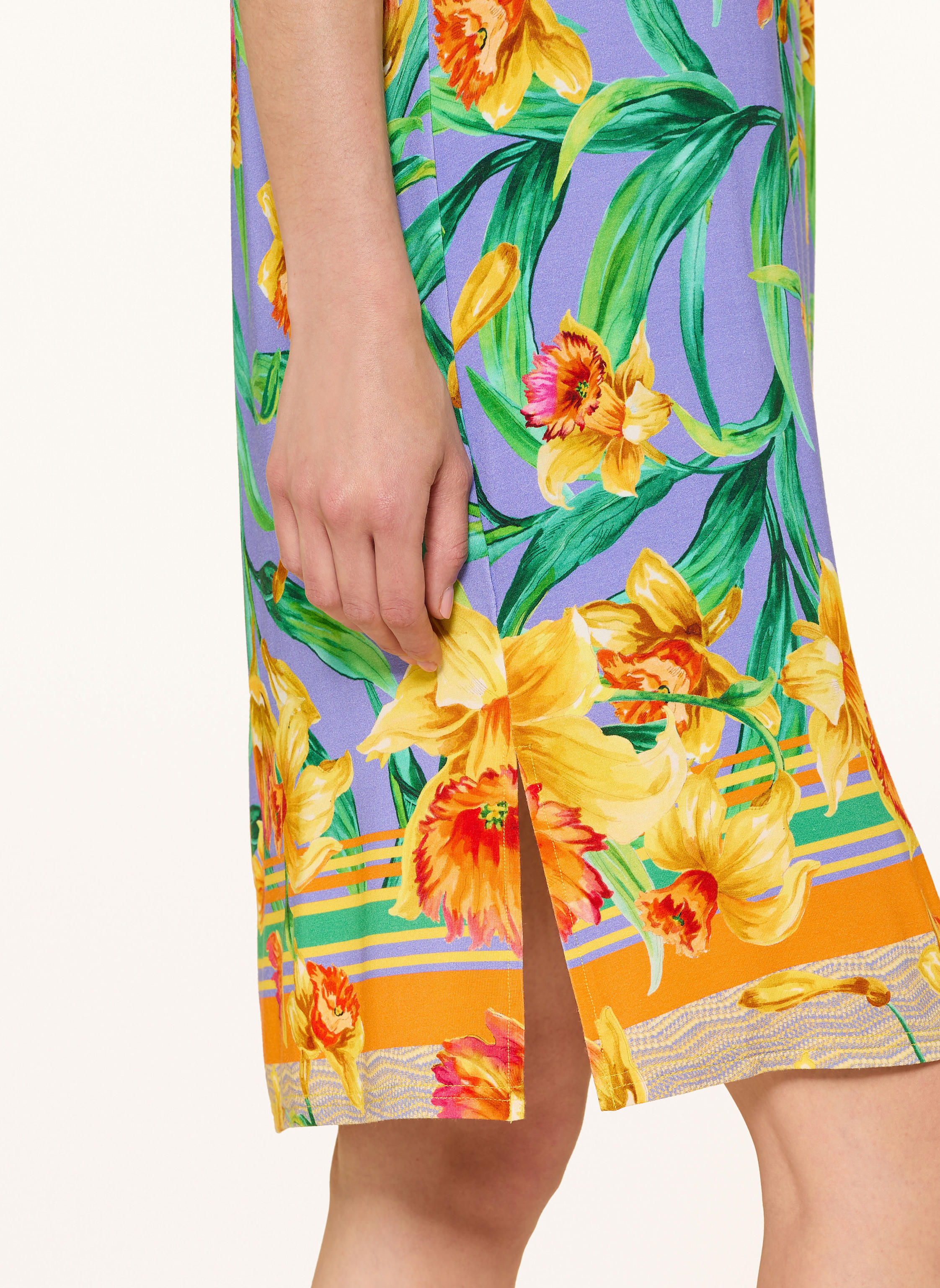 Thumbnail - Charmline Strandkleid Botanic Radiance lila