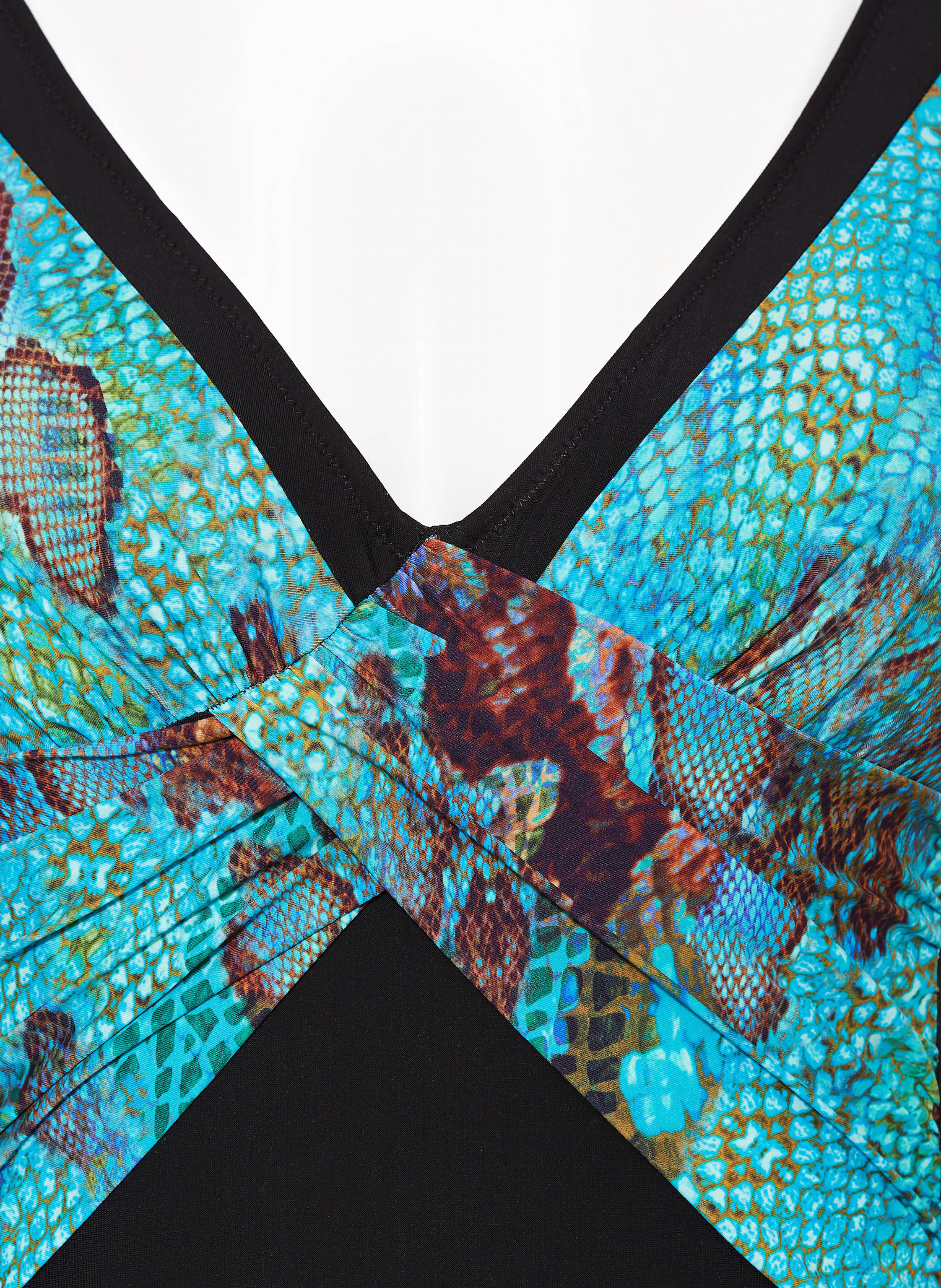 Thumbnail - Charmline Shape-Badeanzug Aquatic Reptile blau