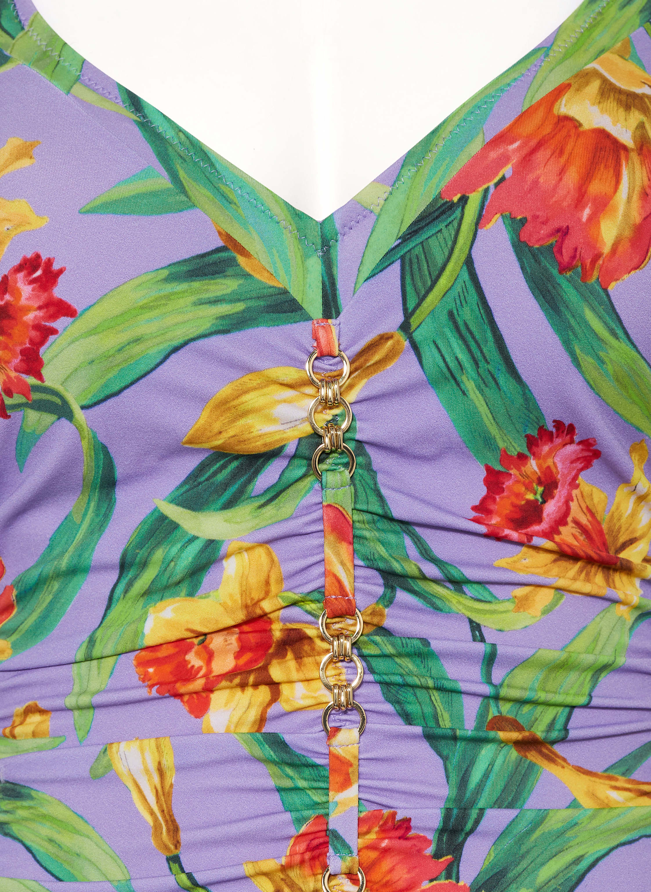 Thumbnail - Charmline Shape-Badeanzug Botanique Radiance lila