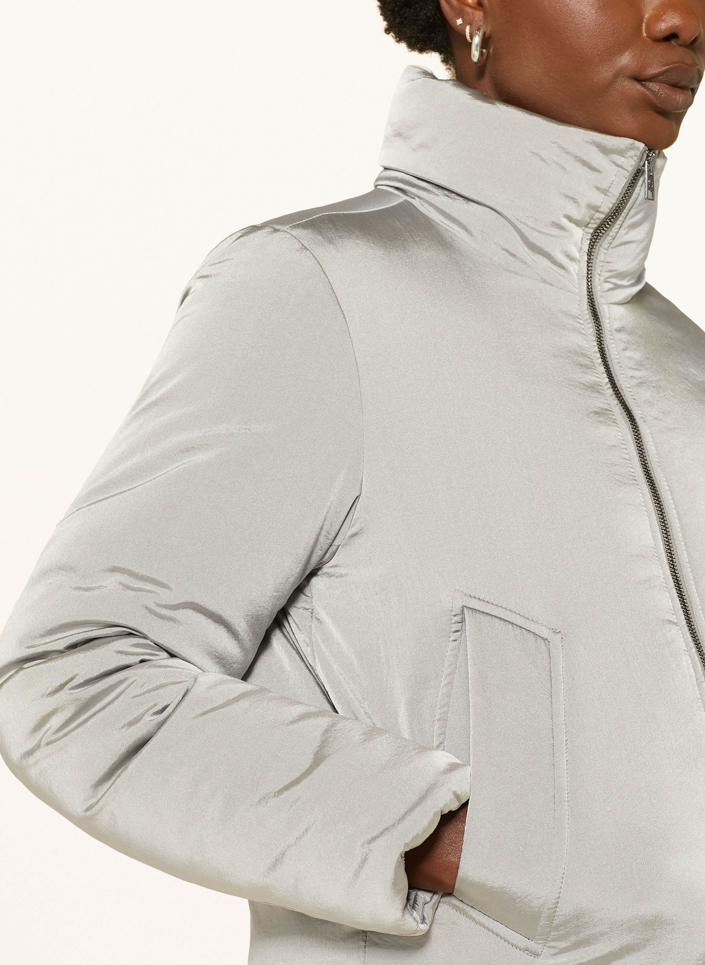 Thumbnail - Woolrich Daunenjacke Marylin grau