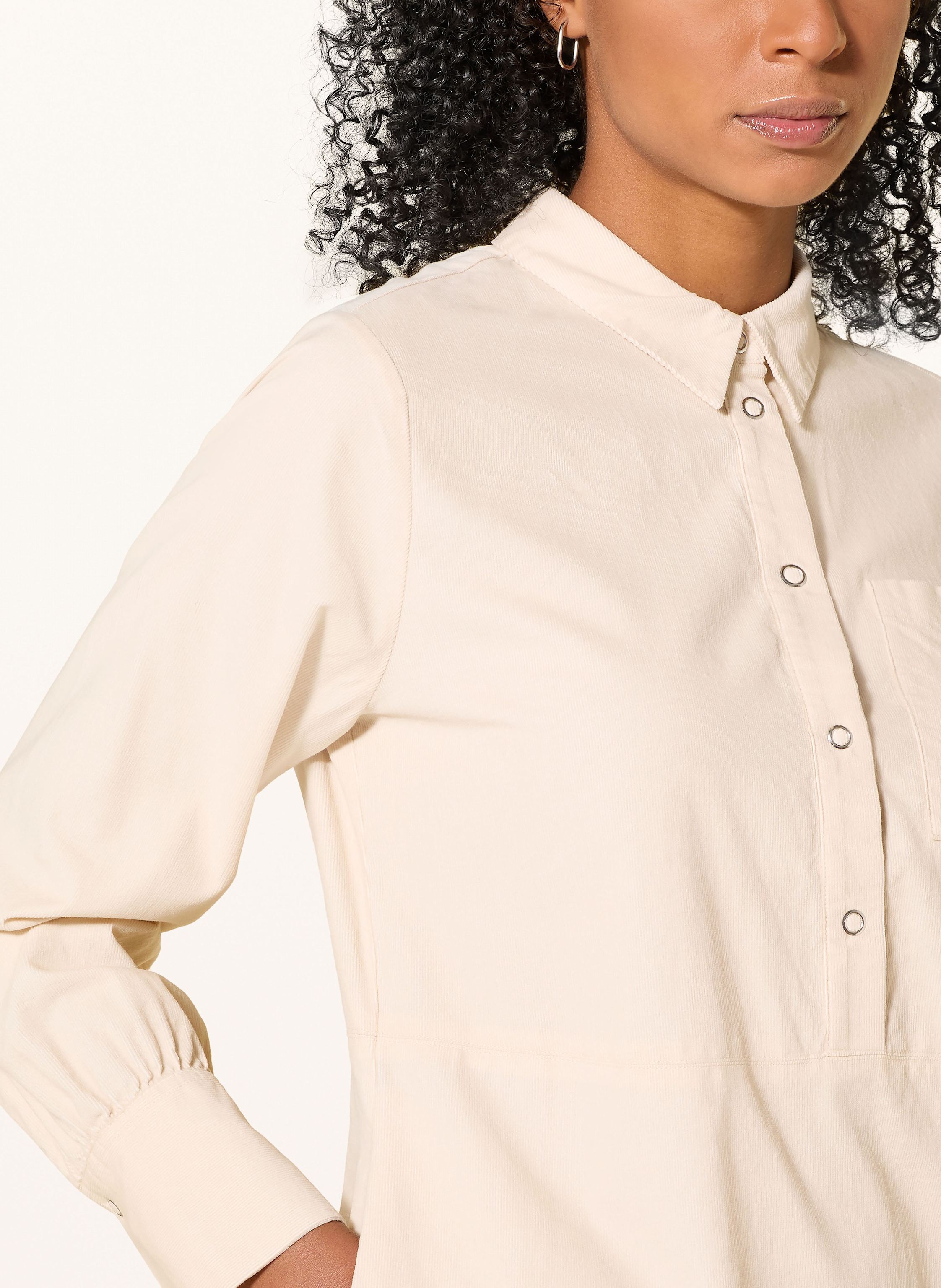 Thumbnail - Comma Casual Identity Hemdblusenkleid Aus Cord beige