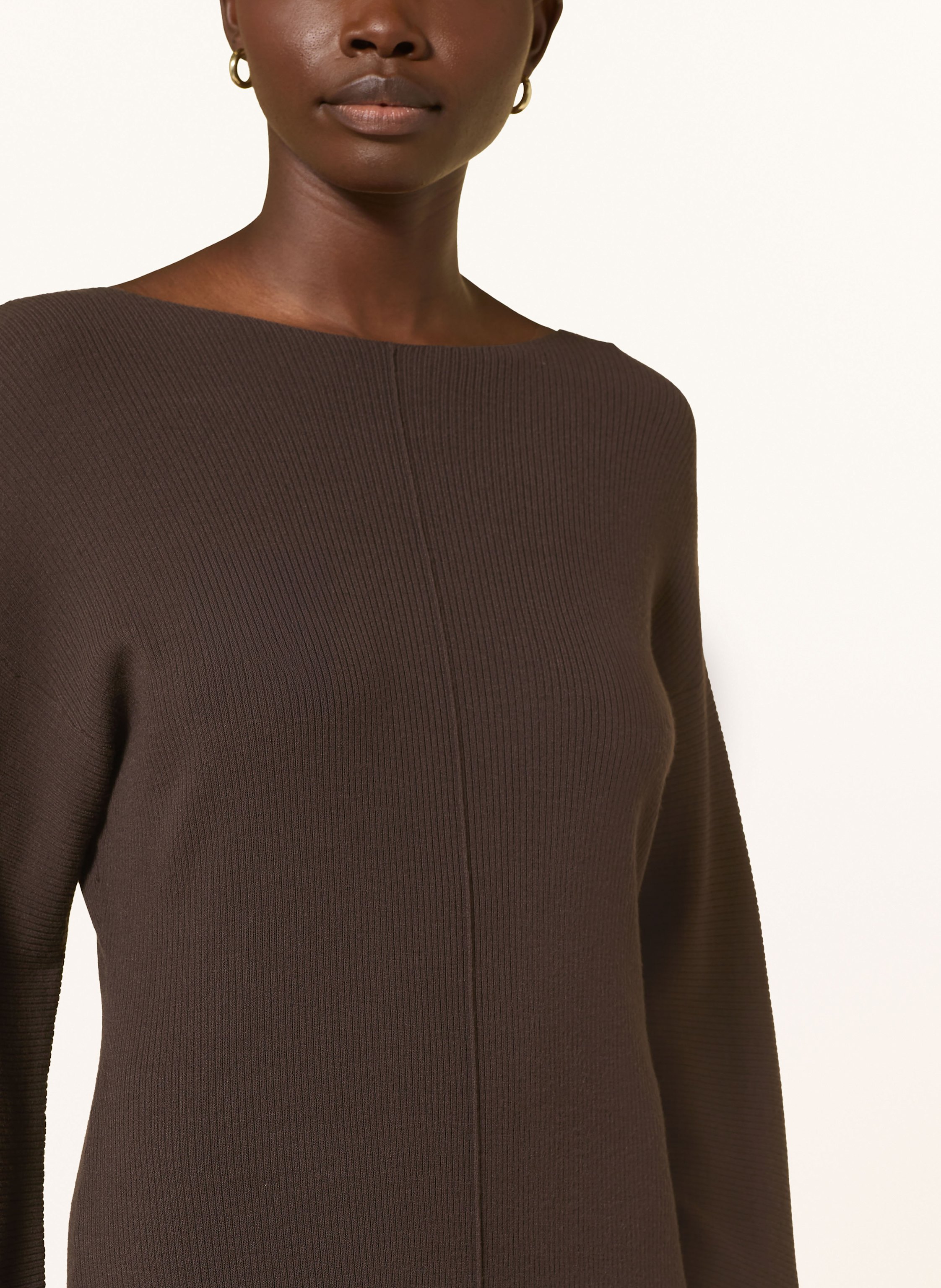 Thumbnail - Comma Strickkleid braun