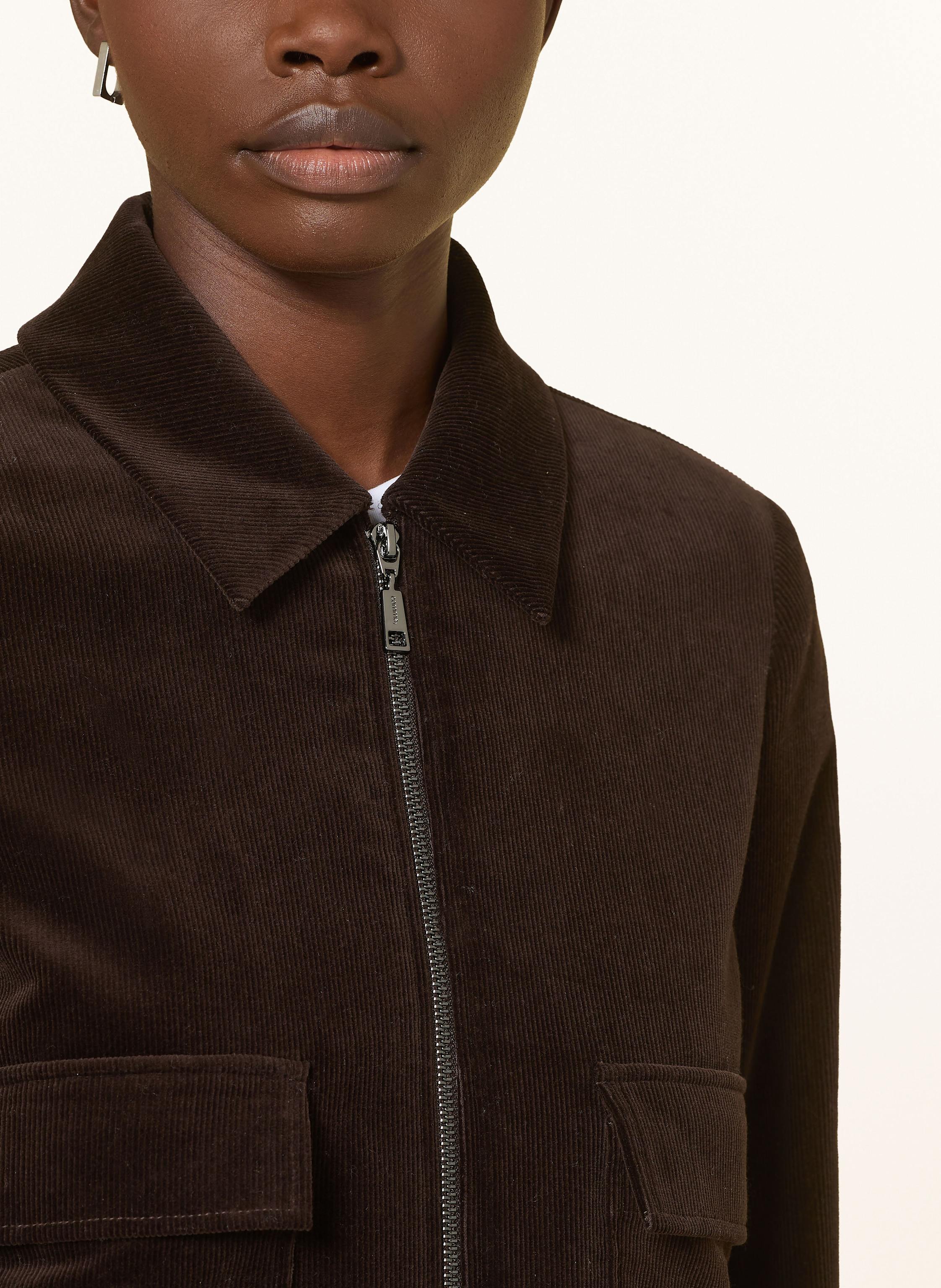 Thumbnail - Comma Kastenjacke Aus Cord braun