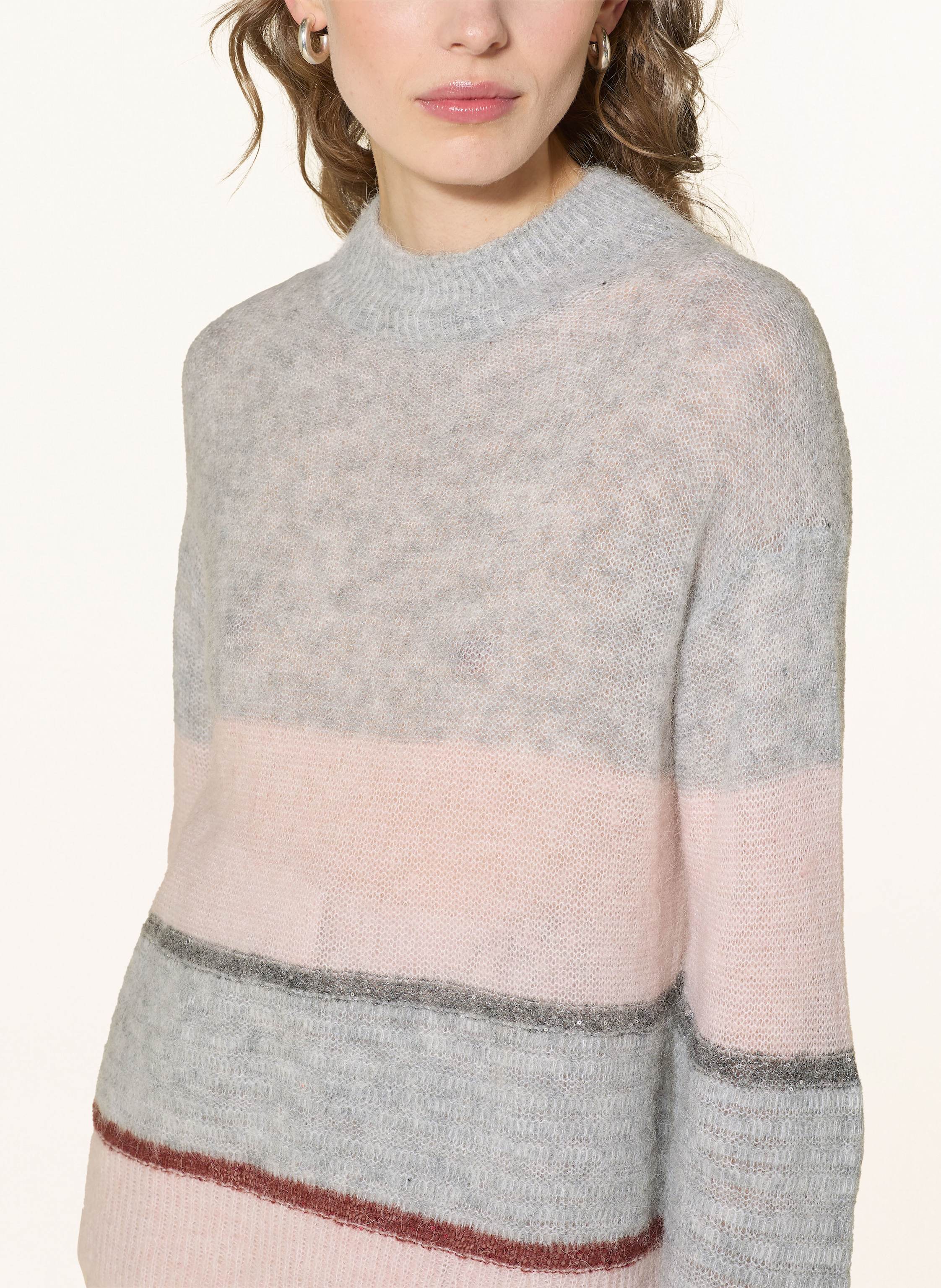 Thumbnail - S.Oliver Black Label Pullover Mit Pailletten grau