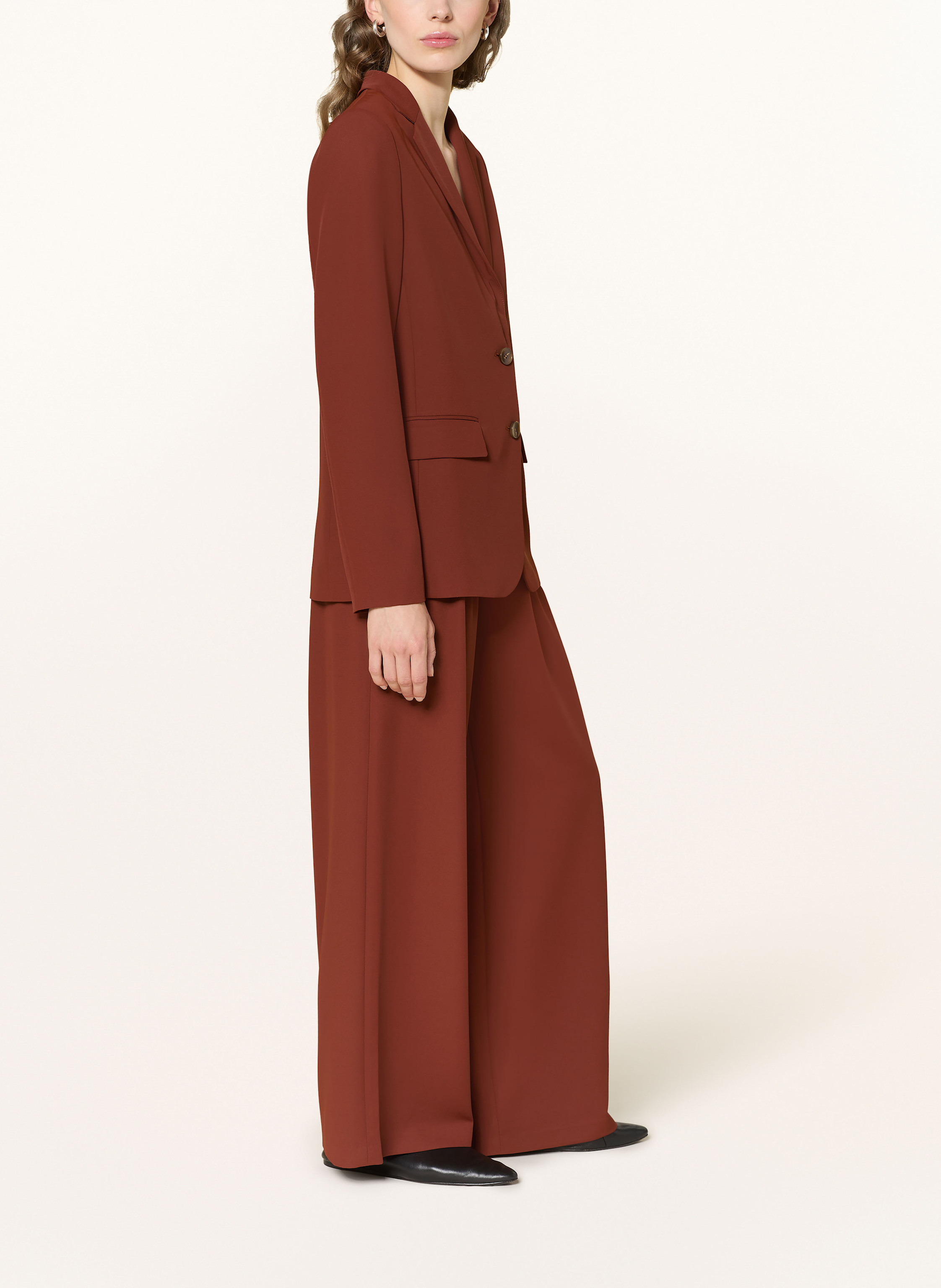 Thumbnail - S.Oliver Black Label Marlenehose braun