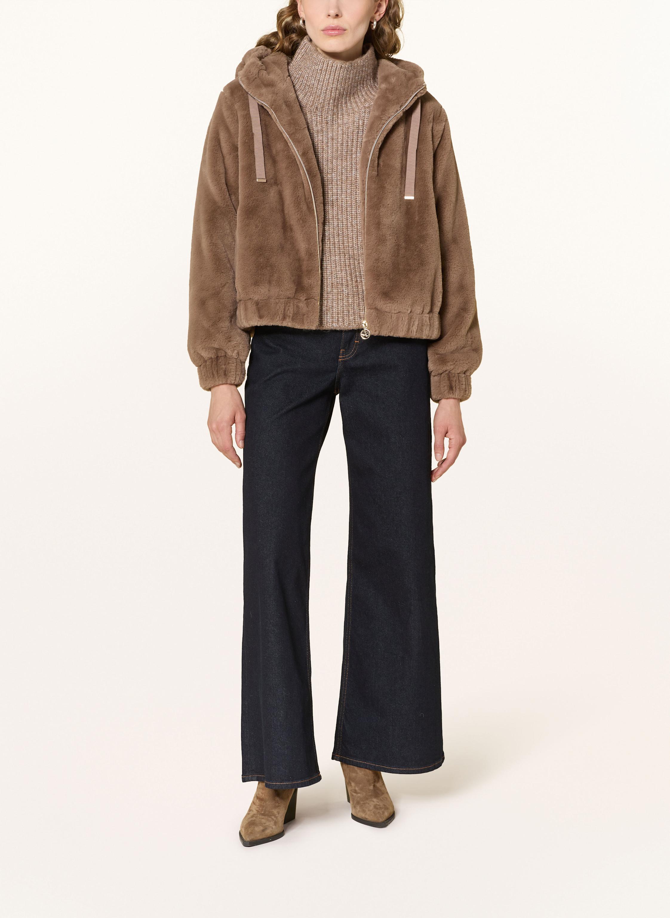 Thumbnail - S.Oliver Black Label Kunstfell-Jacke braun