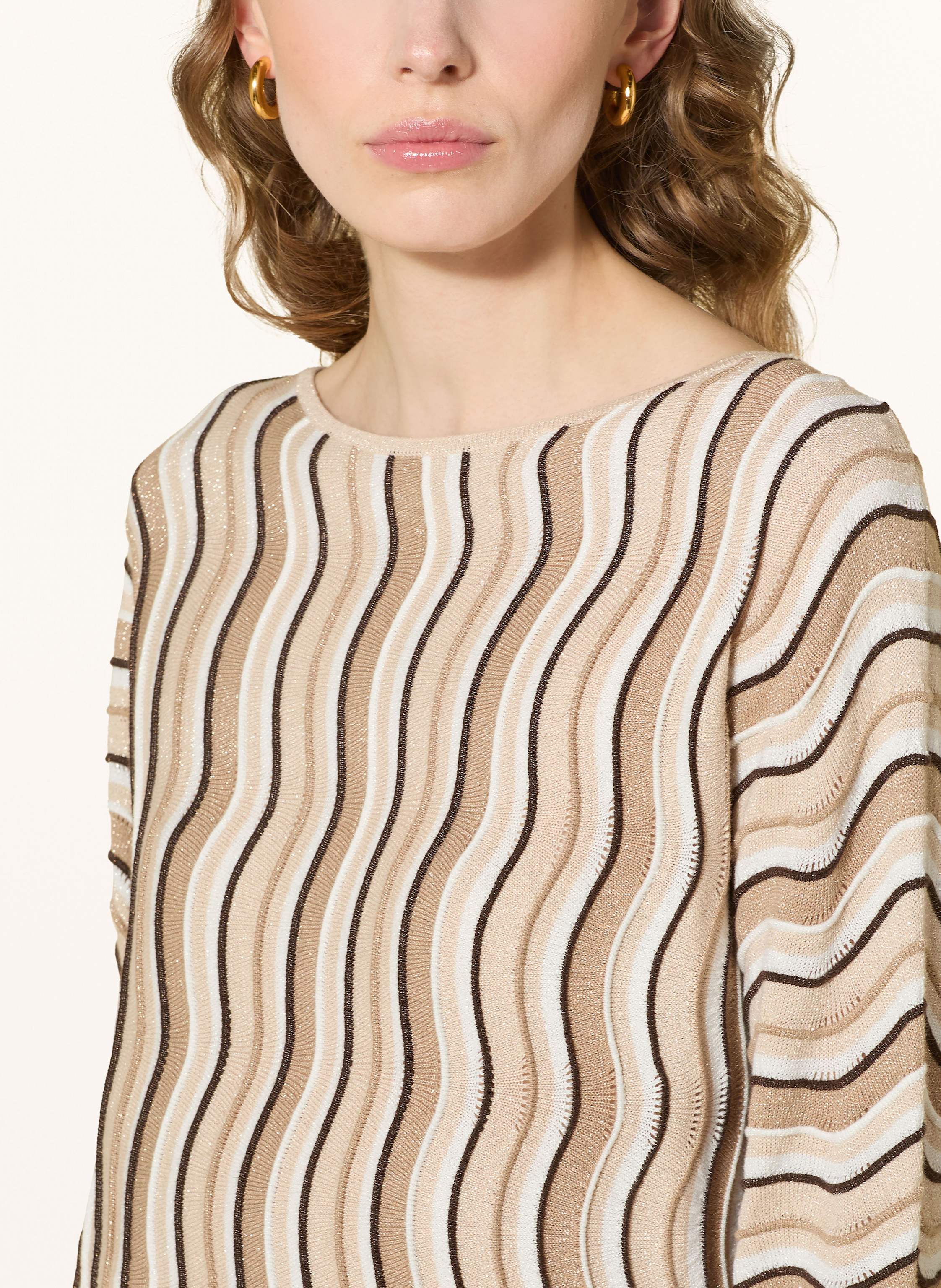 Thumbnail - S.Oliver Black Label Pullover Mit Glitzergarn braun