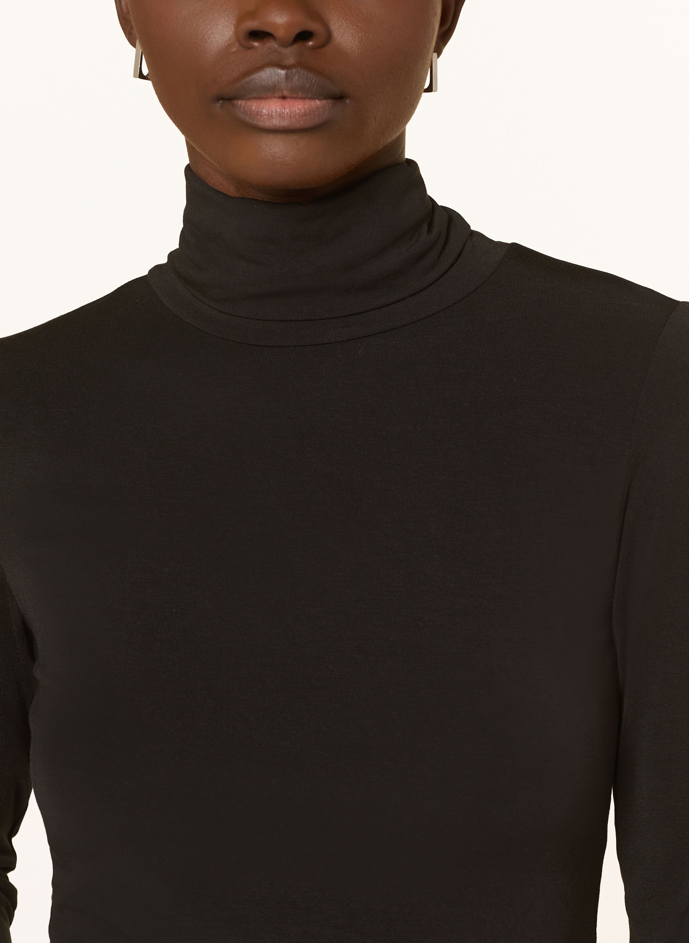 Thumbnail - Darling Harbour Rollkragenshirt schwarz