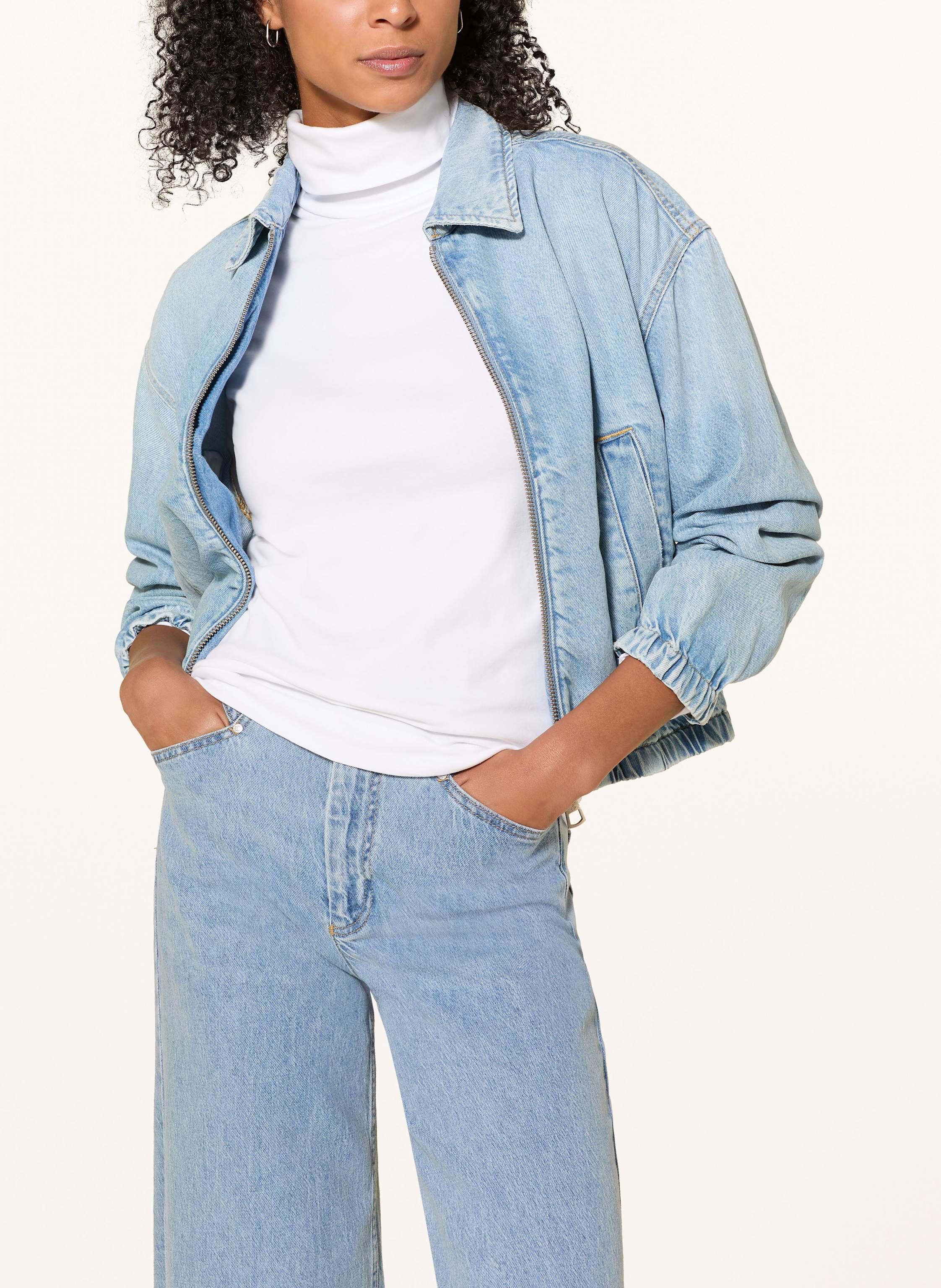 Thumbnail - Darling Harbour Rollkragenshirt weiss
