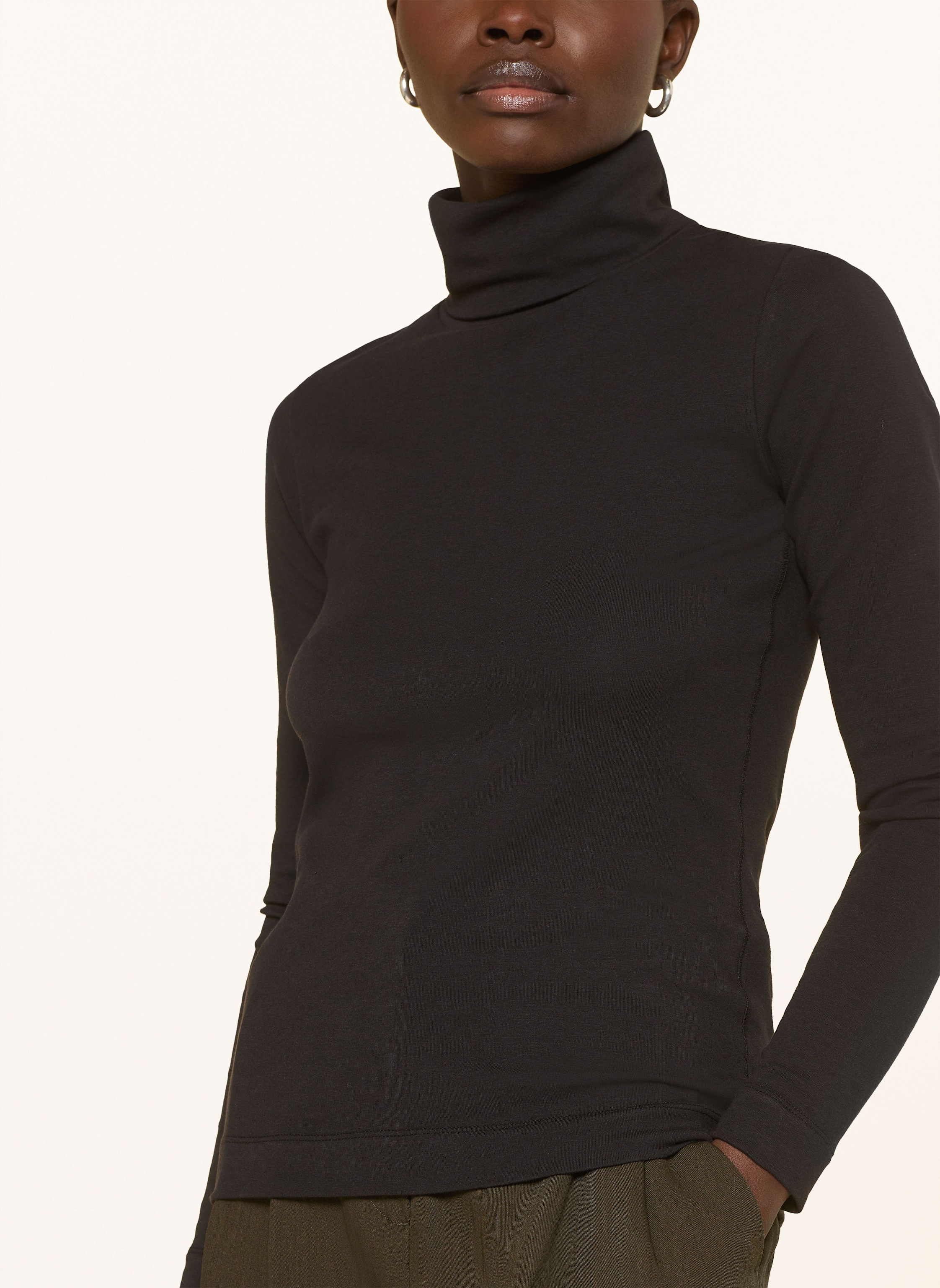 Thumbnail - Darling Harbour Rollkragenshirt schwarz