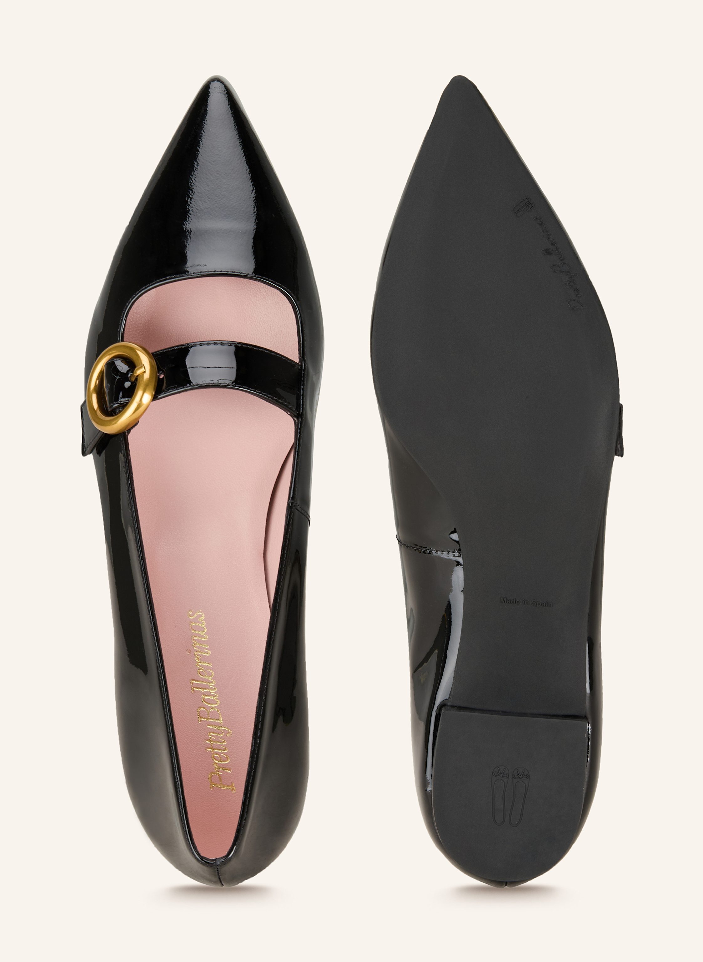 Thumbnail - Pretty Ballerinas Lackballerinas Clementine schwarz