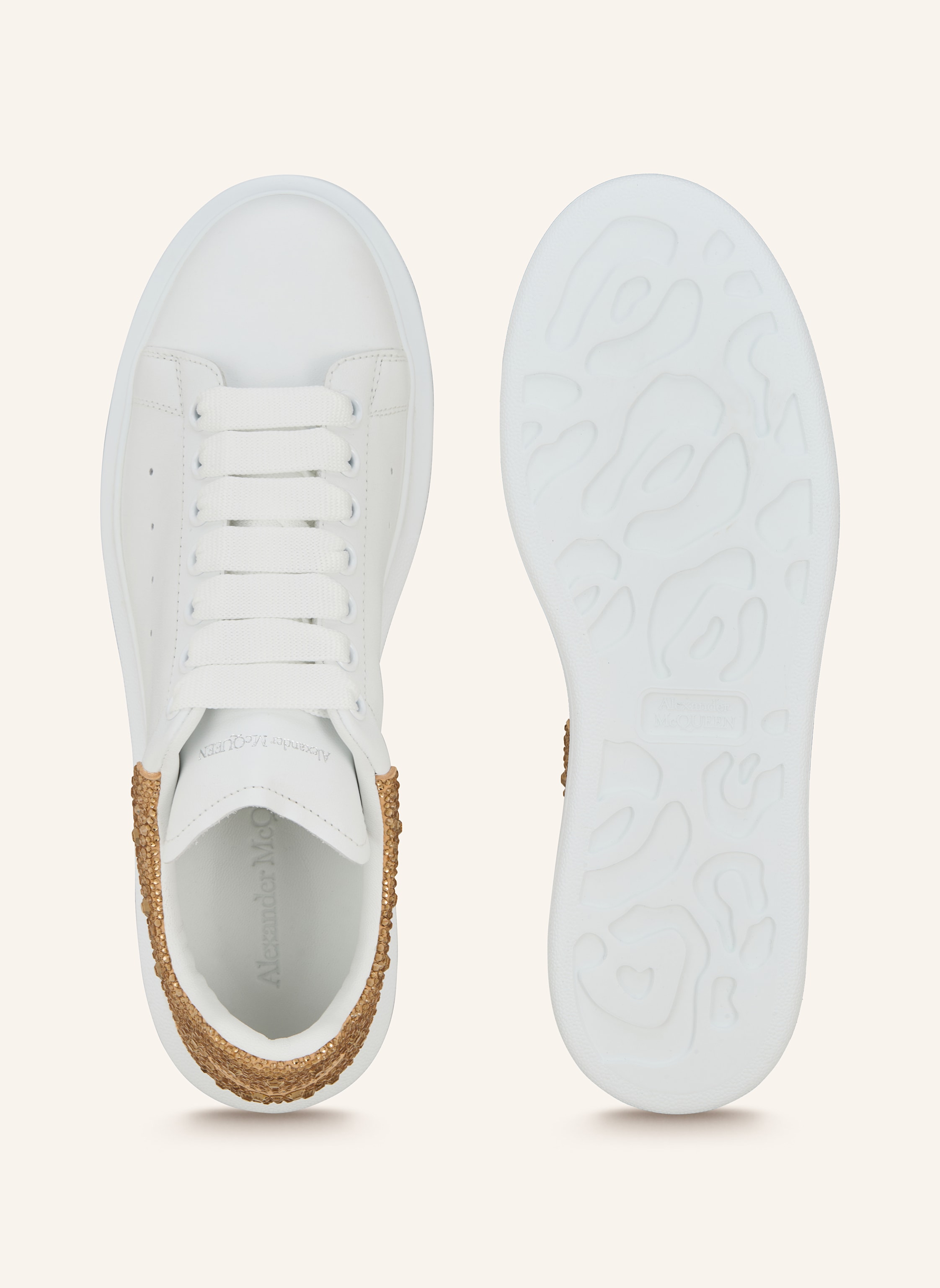 Thumbnail - Mcqueen Sneaker Mit Schmucksteinen weiss