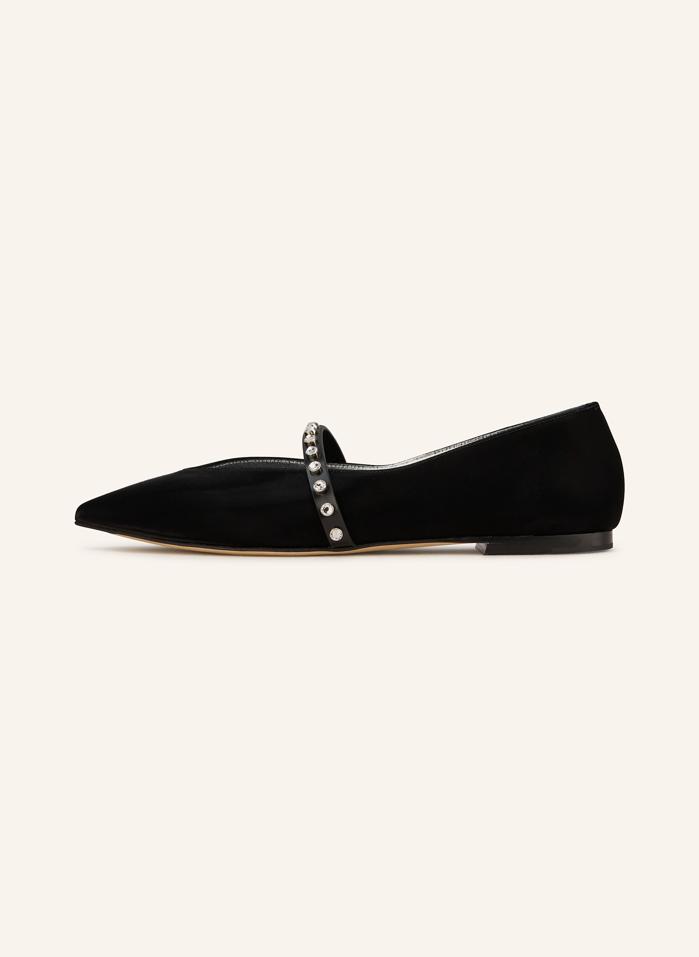 Thumbnail - Mcqueen Ballerinas Mit Schmucksteinen schwarz