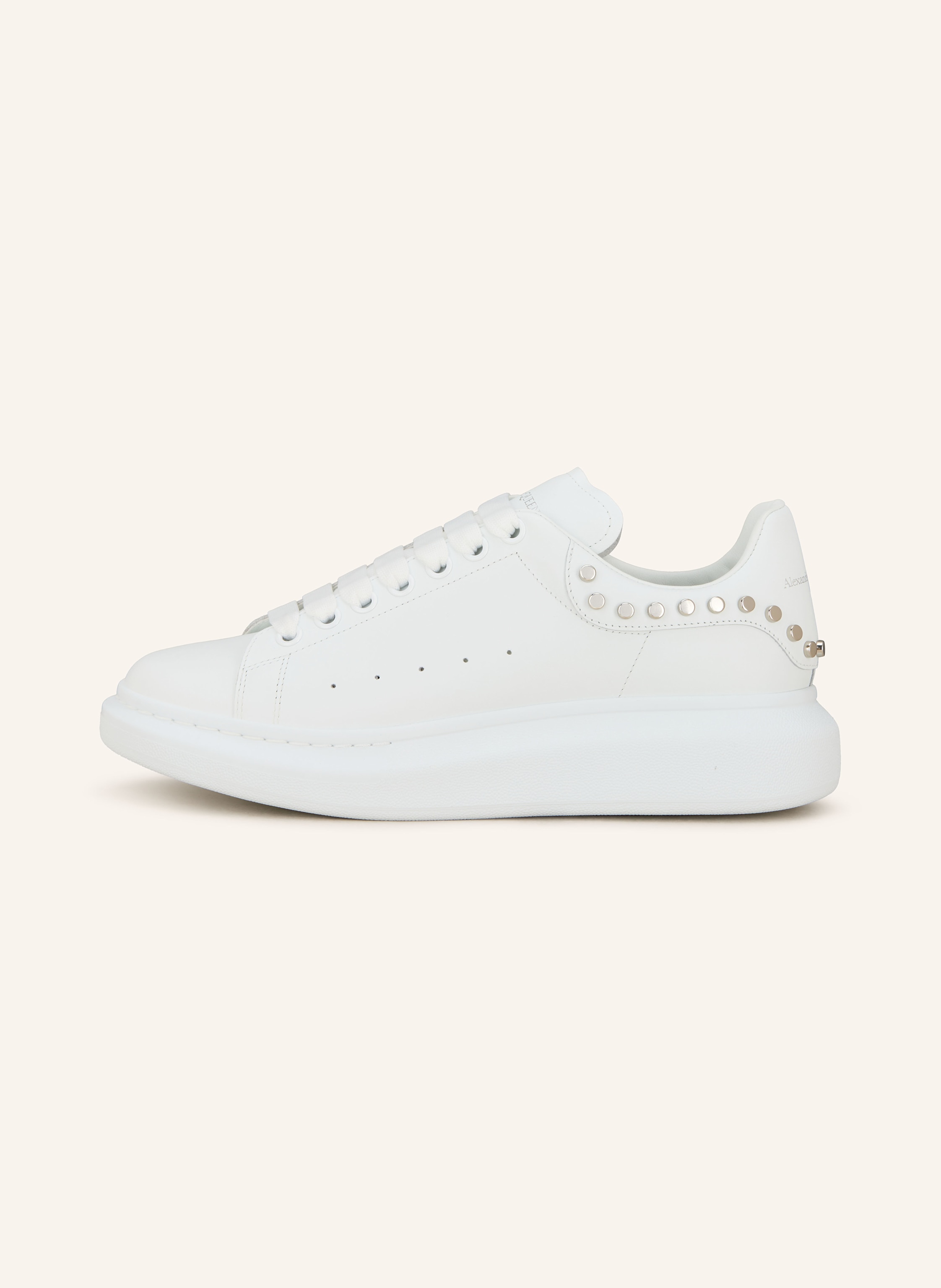Thumbnail - Mcqueen Sneaker Mit Nieten weiss