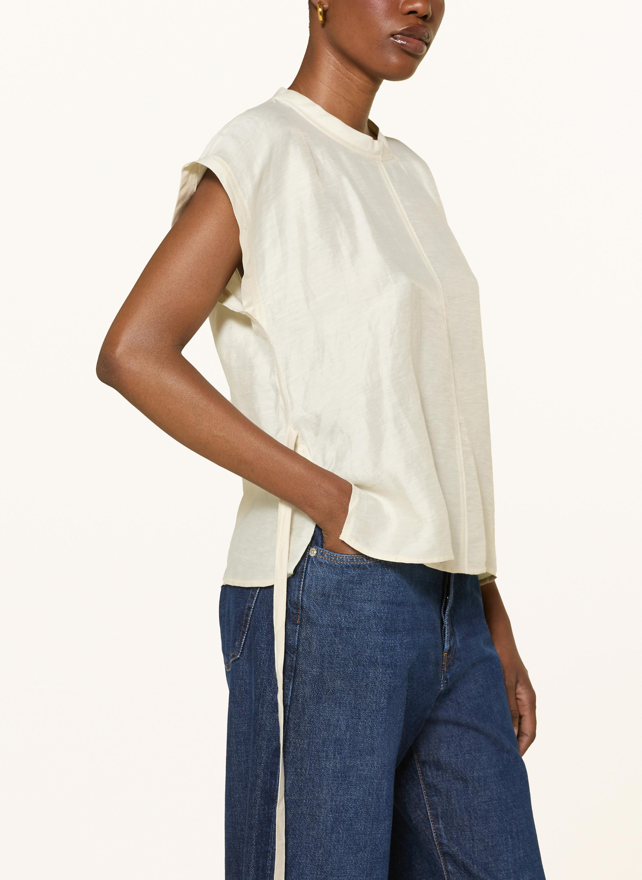 Thumbnail - Reiss T-Shirt Soleya Mit Leinen beige
