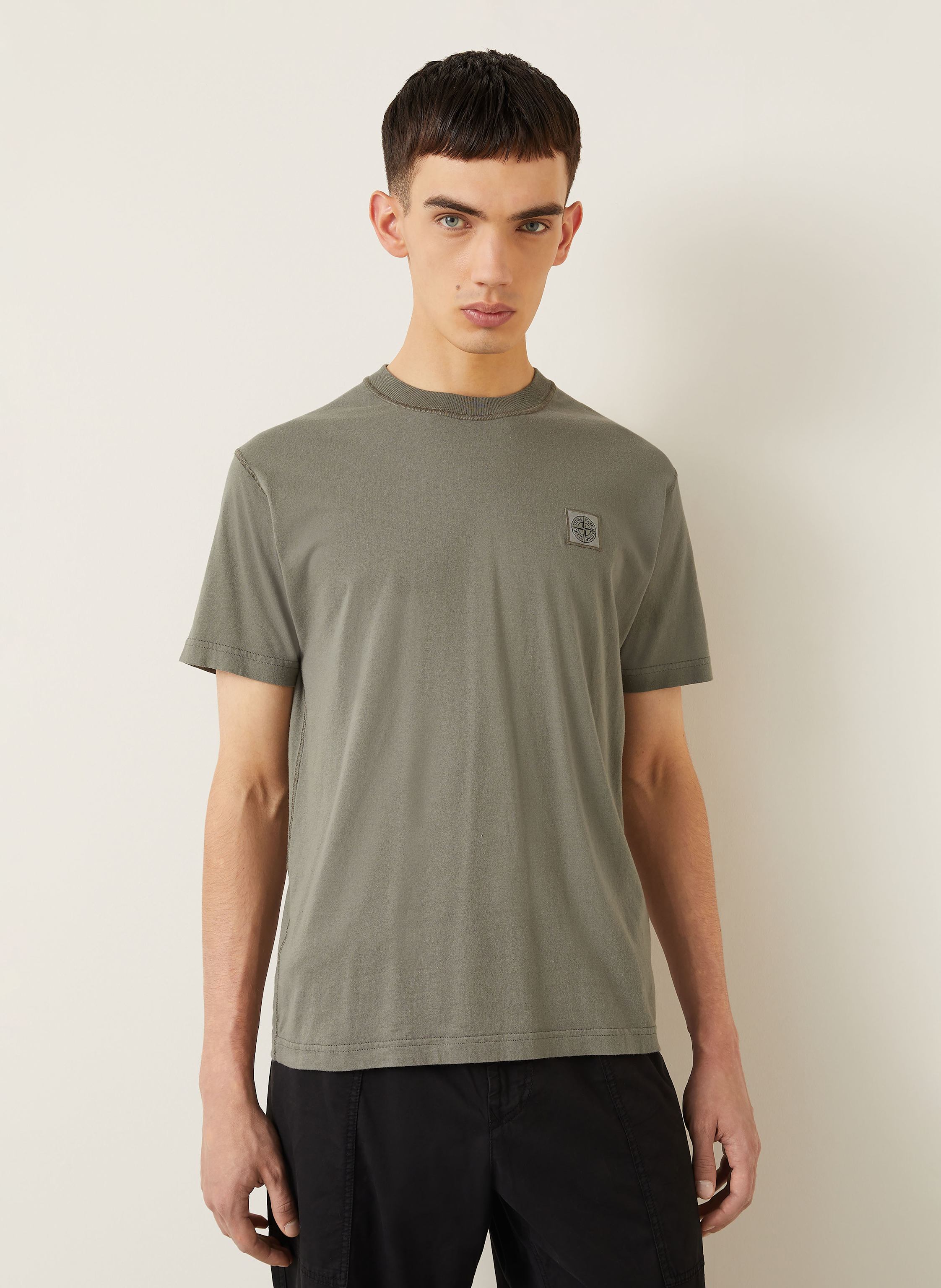 Thumbnail - Stone Island T-Shirt grau