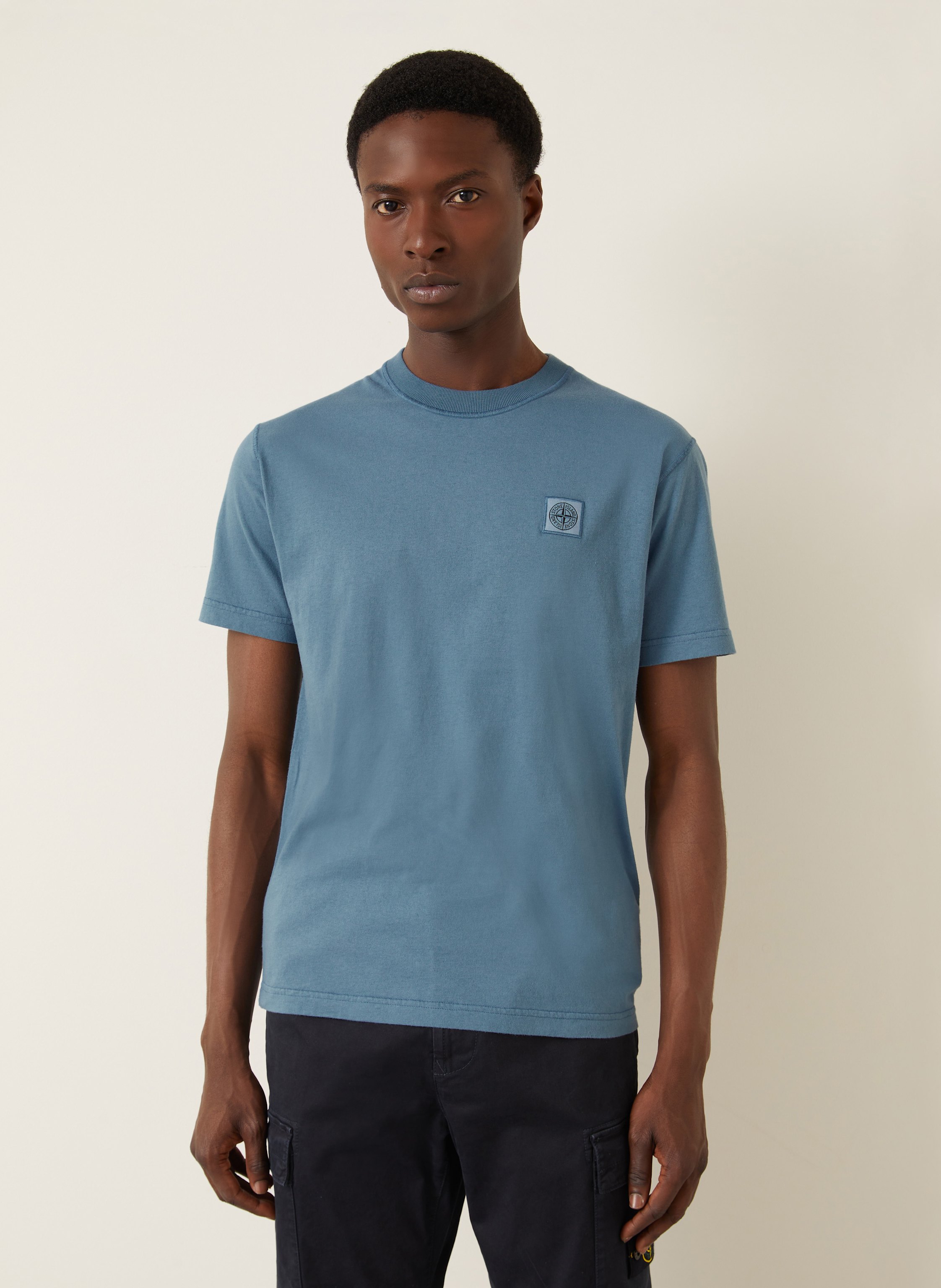 Thumbnail - Stone Island T-Shirt blau