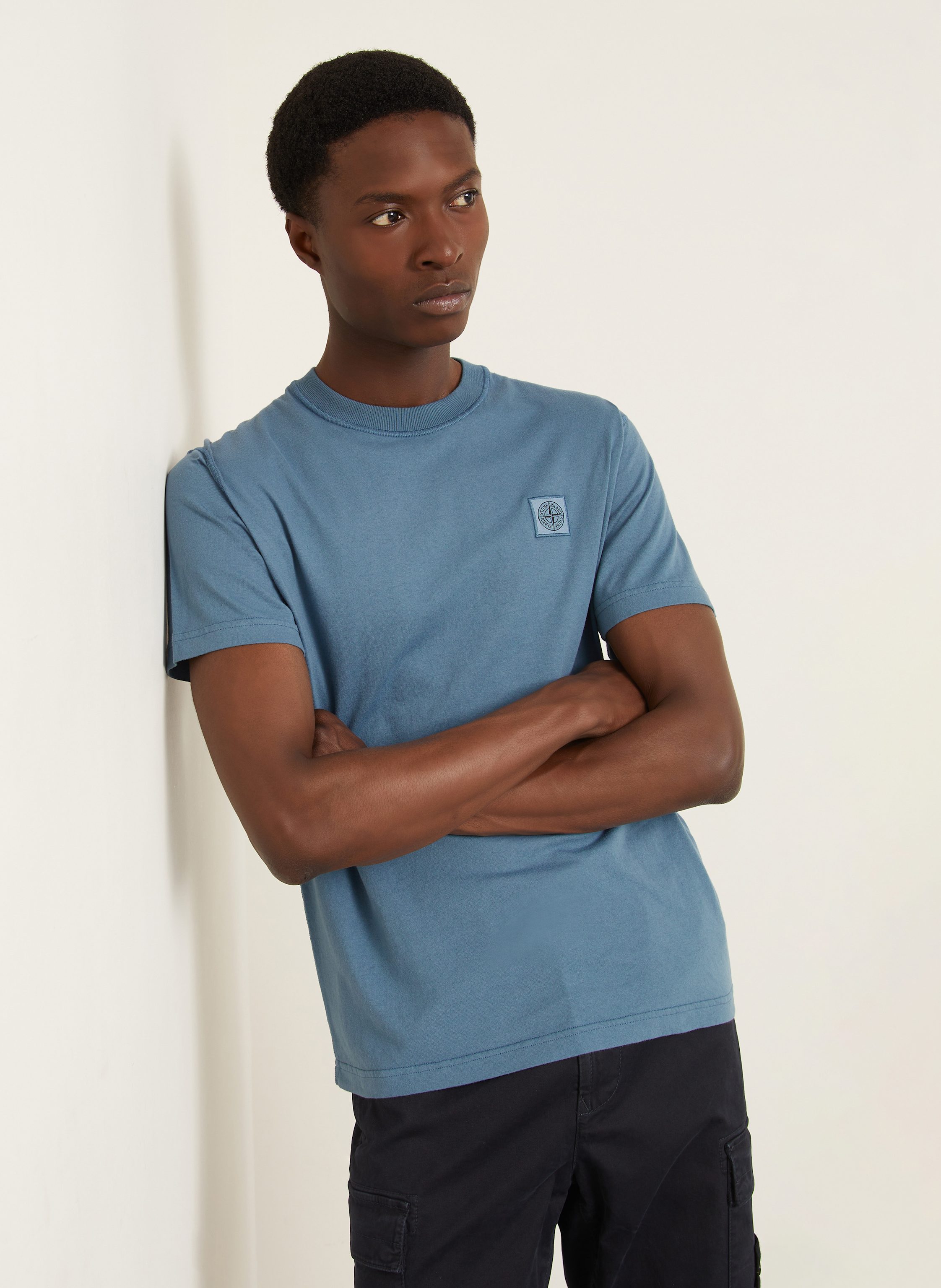 Thumbnail - Stone Island T-Shirt blau