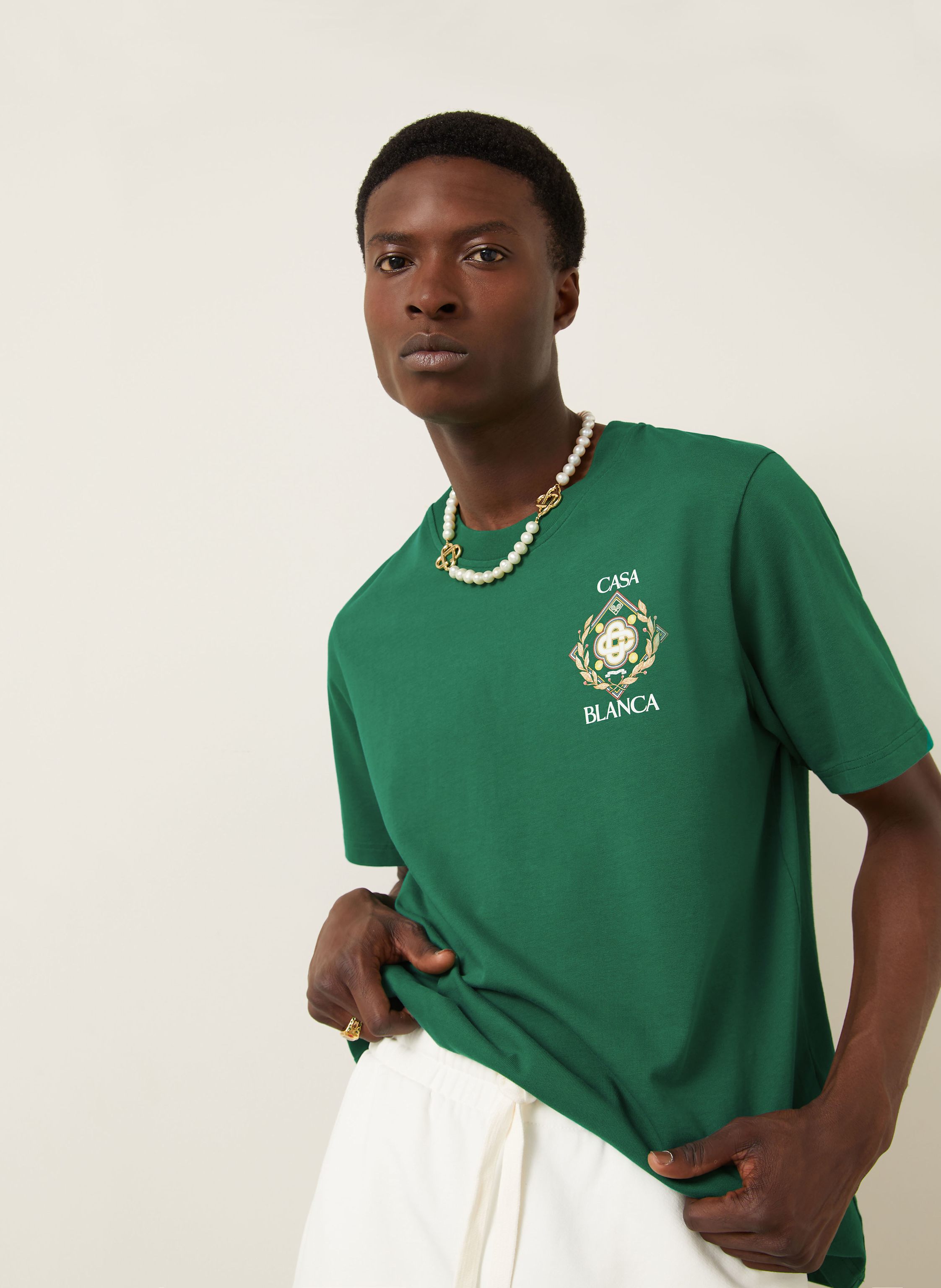 Thumbnail - Casablanca T-Shirt gruen