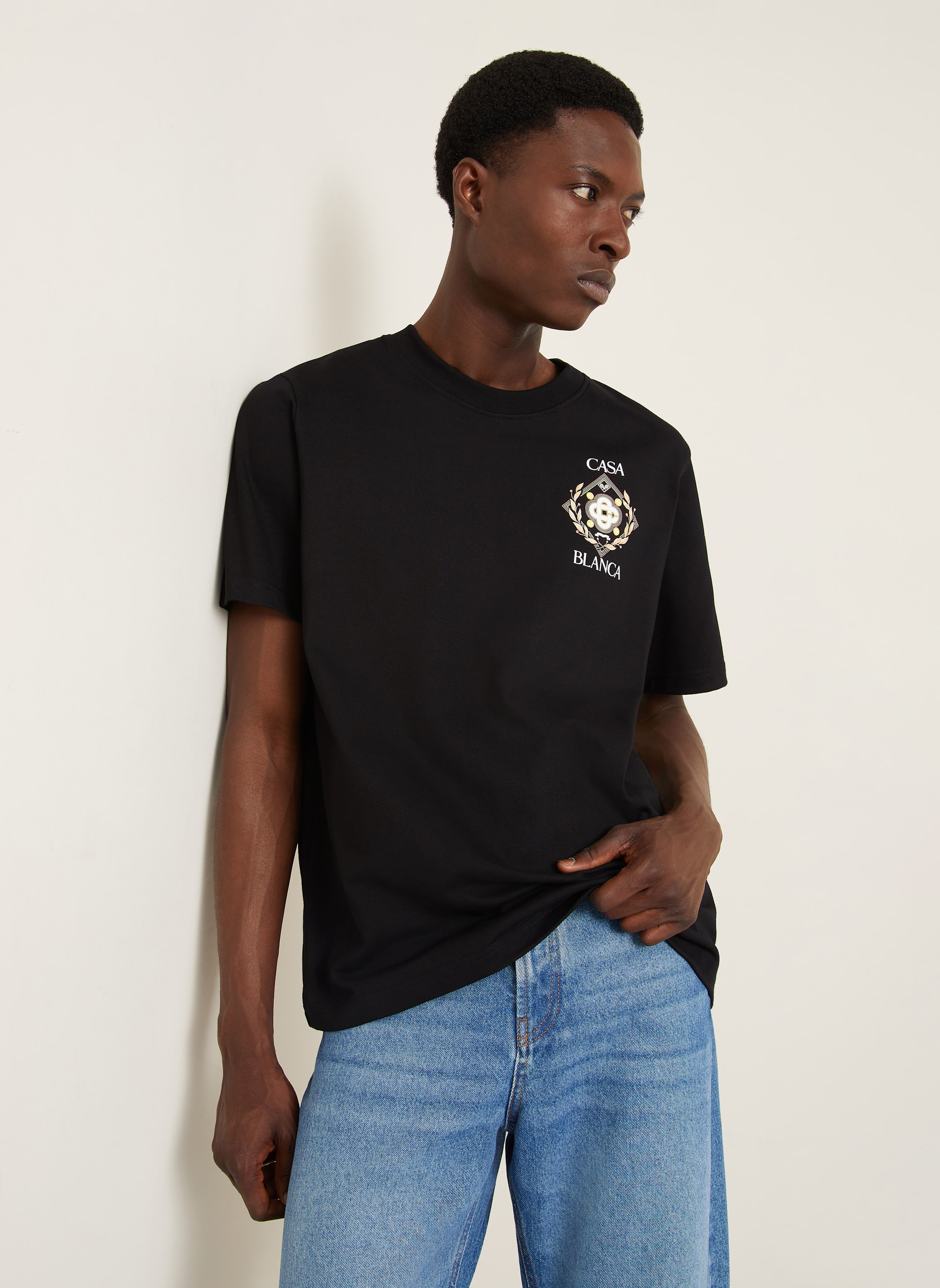 Thumbnail - Casablanca T-Shirt schwarz