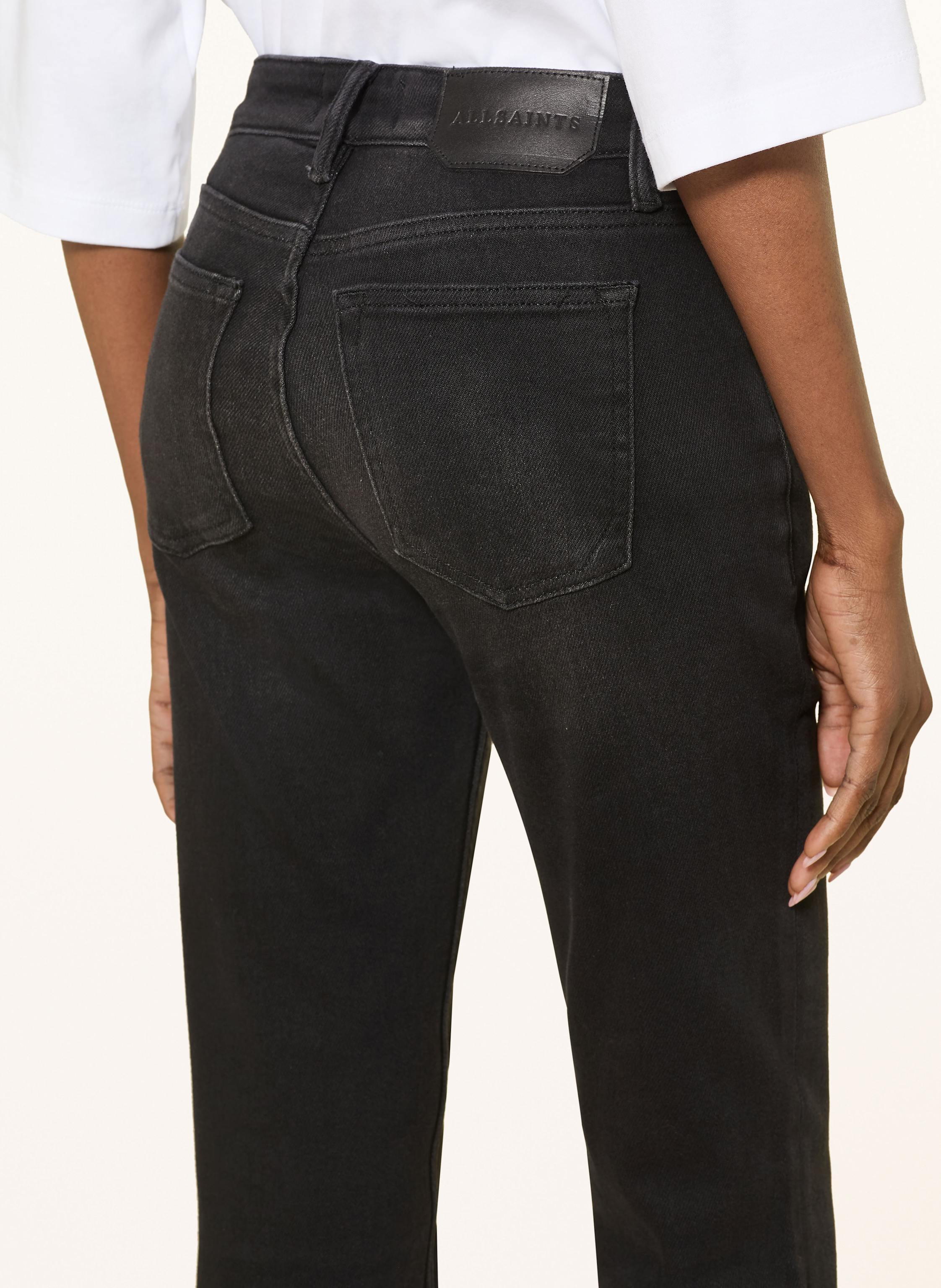 Thumbnail - Allsaints Bootcut Jeans Haldan schwarz
