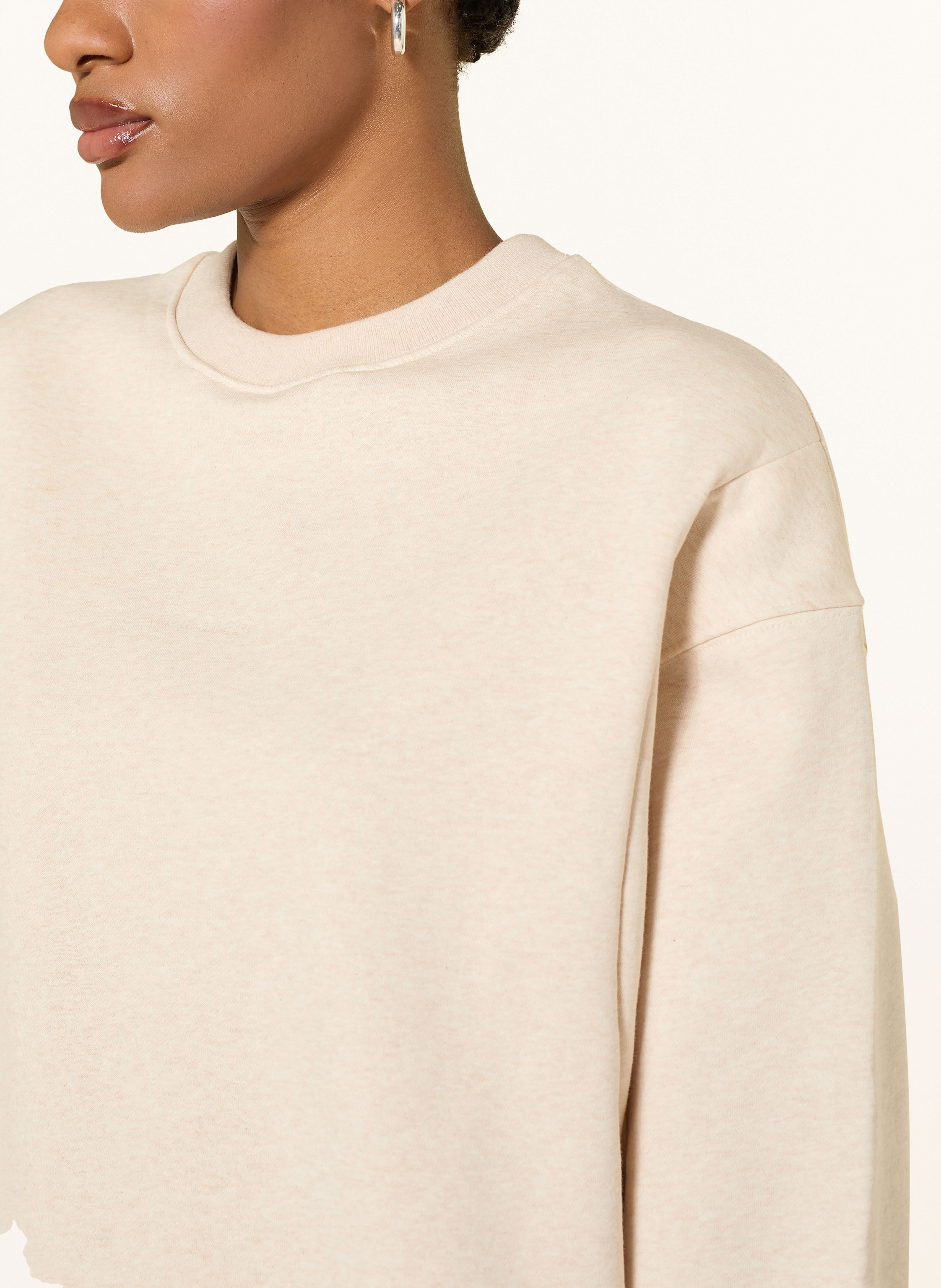 Thumbnail - Oh April Oversized-Sweatshirt Hot Mum beige