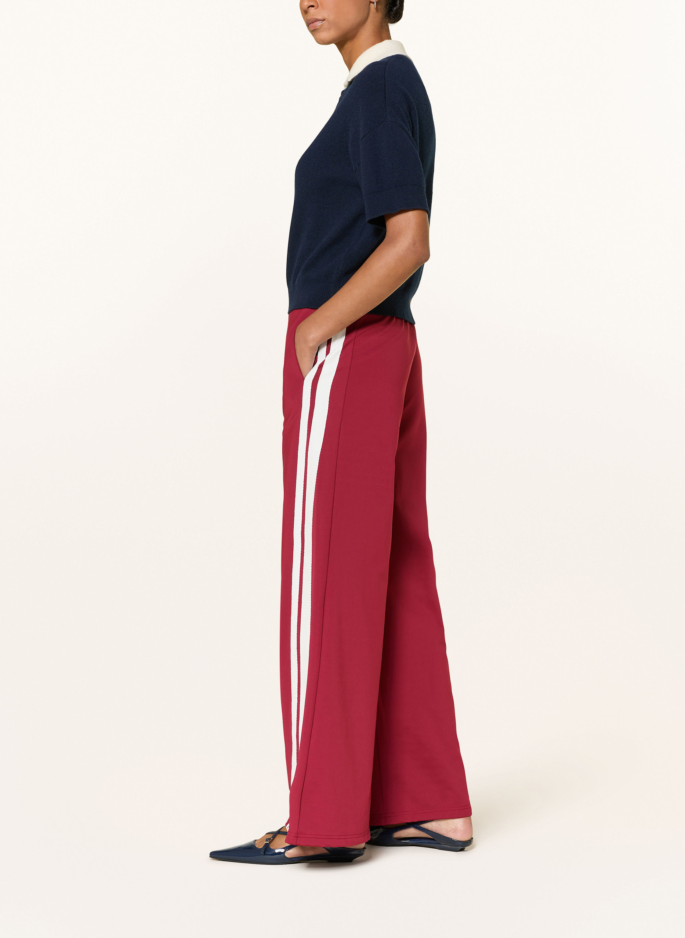 Thumbnail - Elias Rumelis Sweatpants Penni Mit Galonstreifen rot