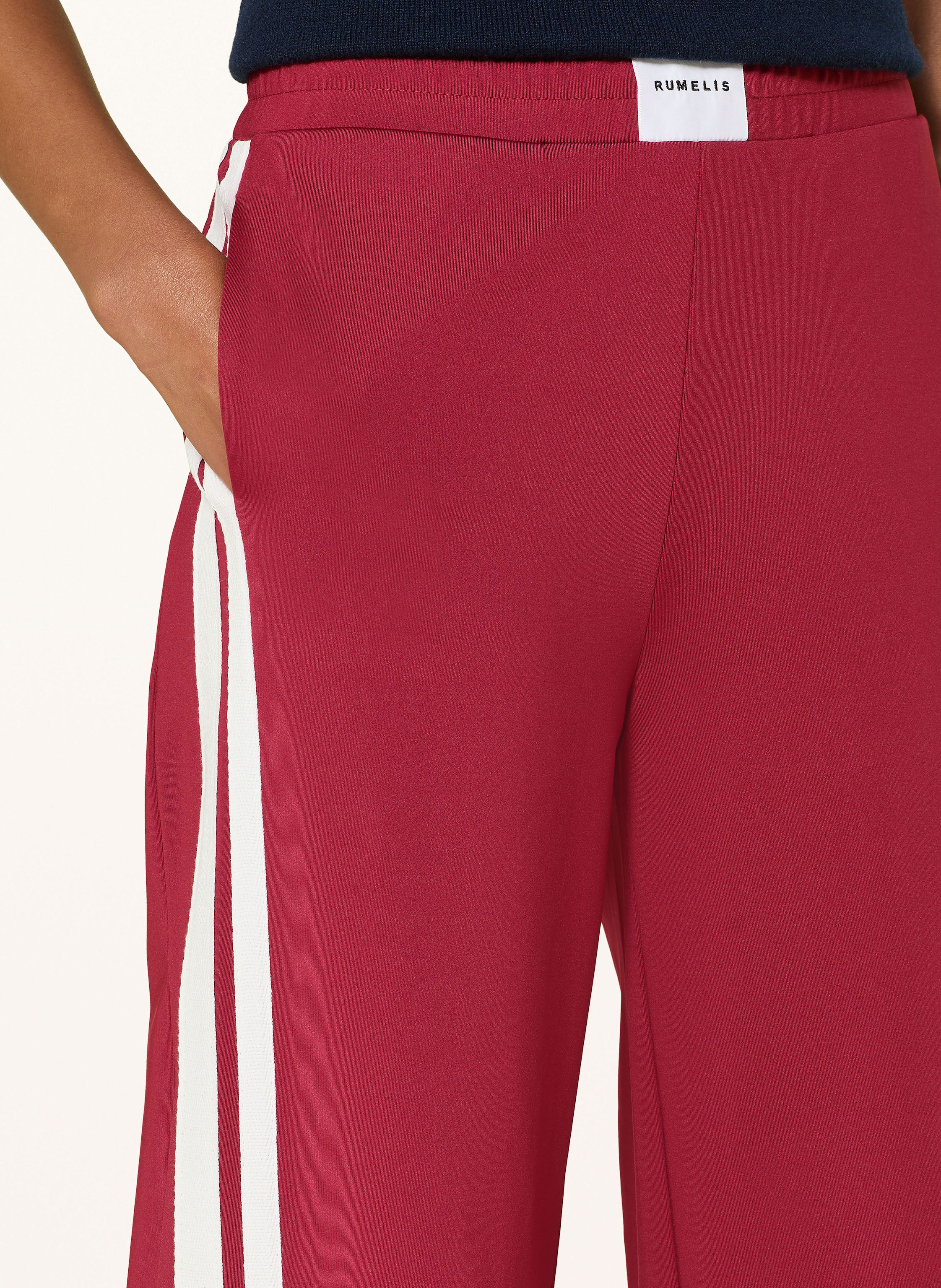 Thumbnail - Elias Rumelis Sweatpants Penni Mit Galonstreifen rot