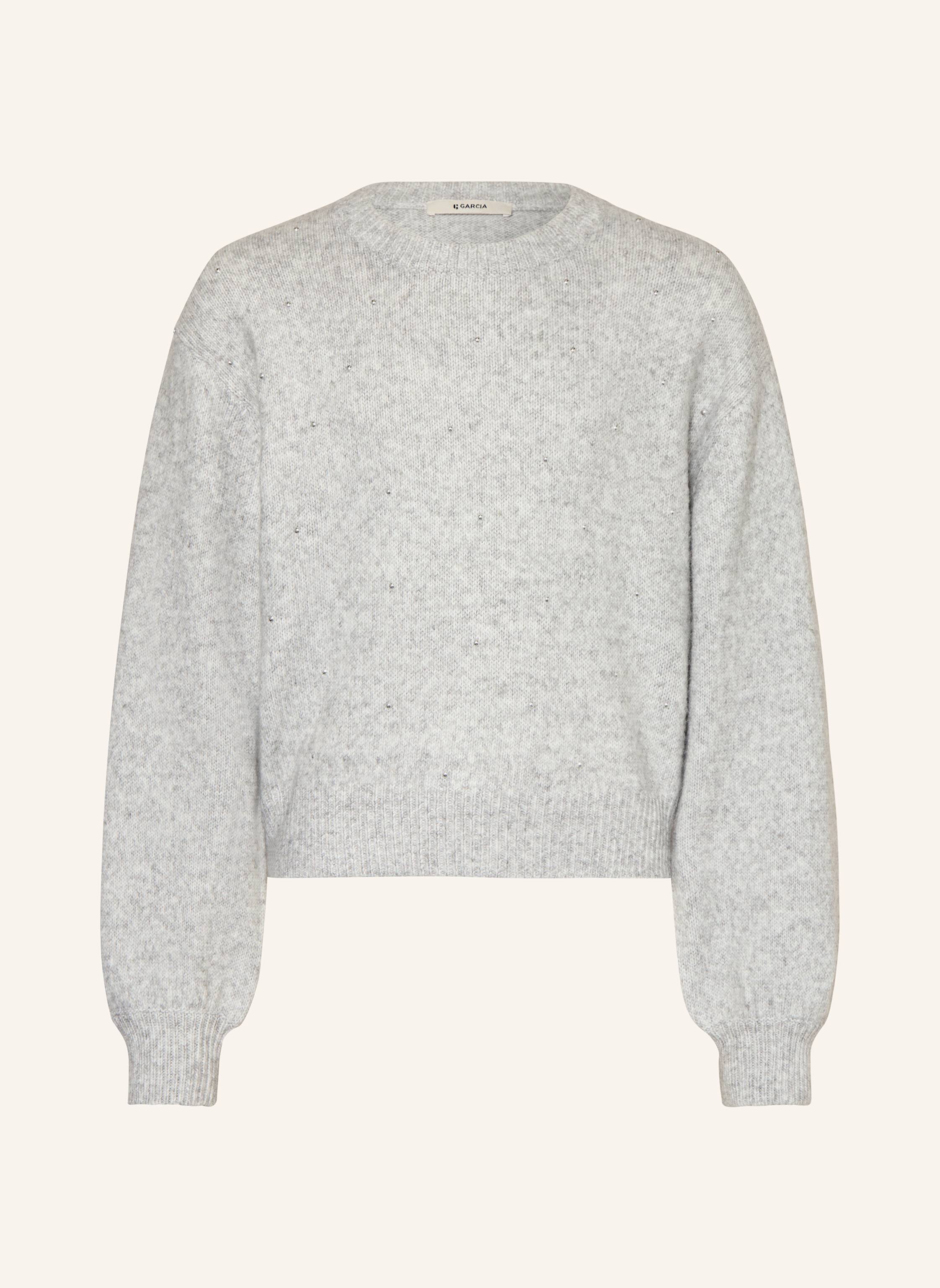 Garcia Pullover Mit Nieten weiss