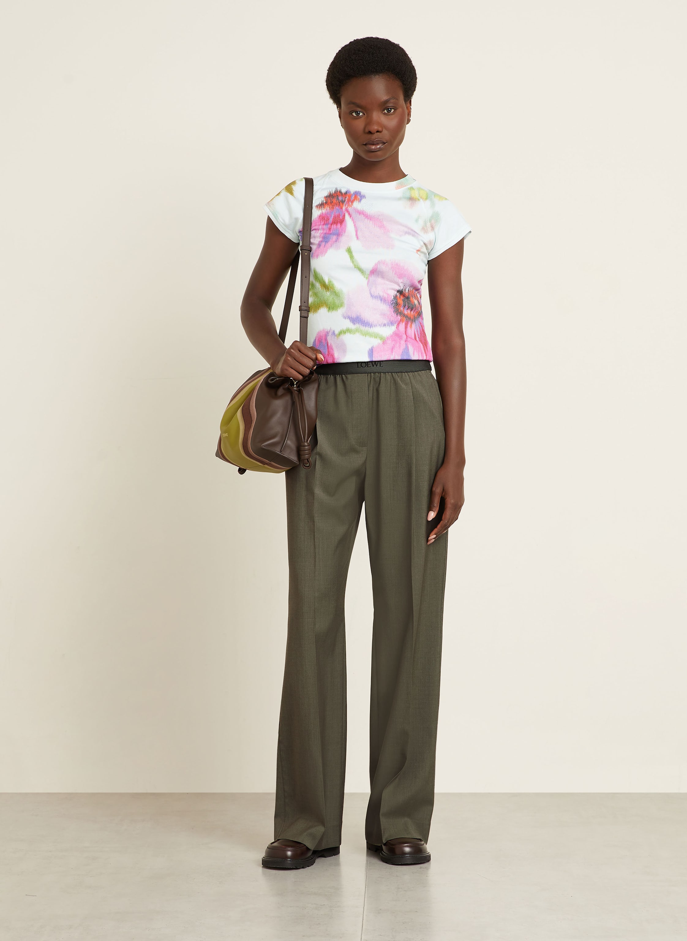 Thumbnail - Loewe Umhängetasche Flamenco Medium braun