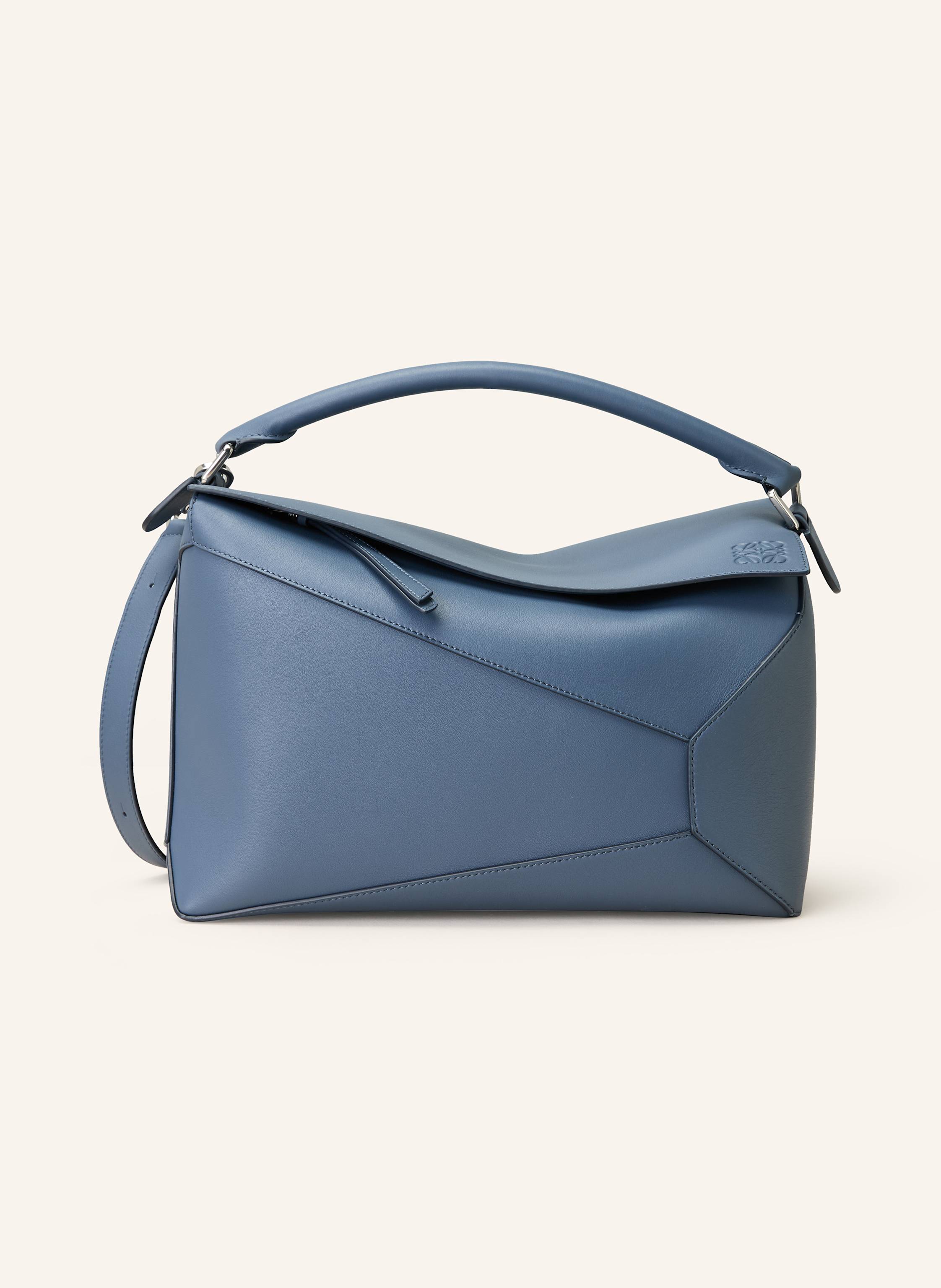 Loewe Loewe Handtasche Puzzle Edge Large blau in BLAUGRAU