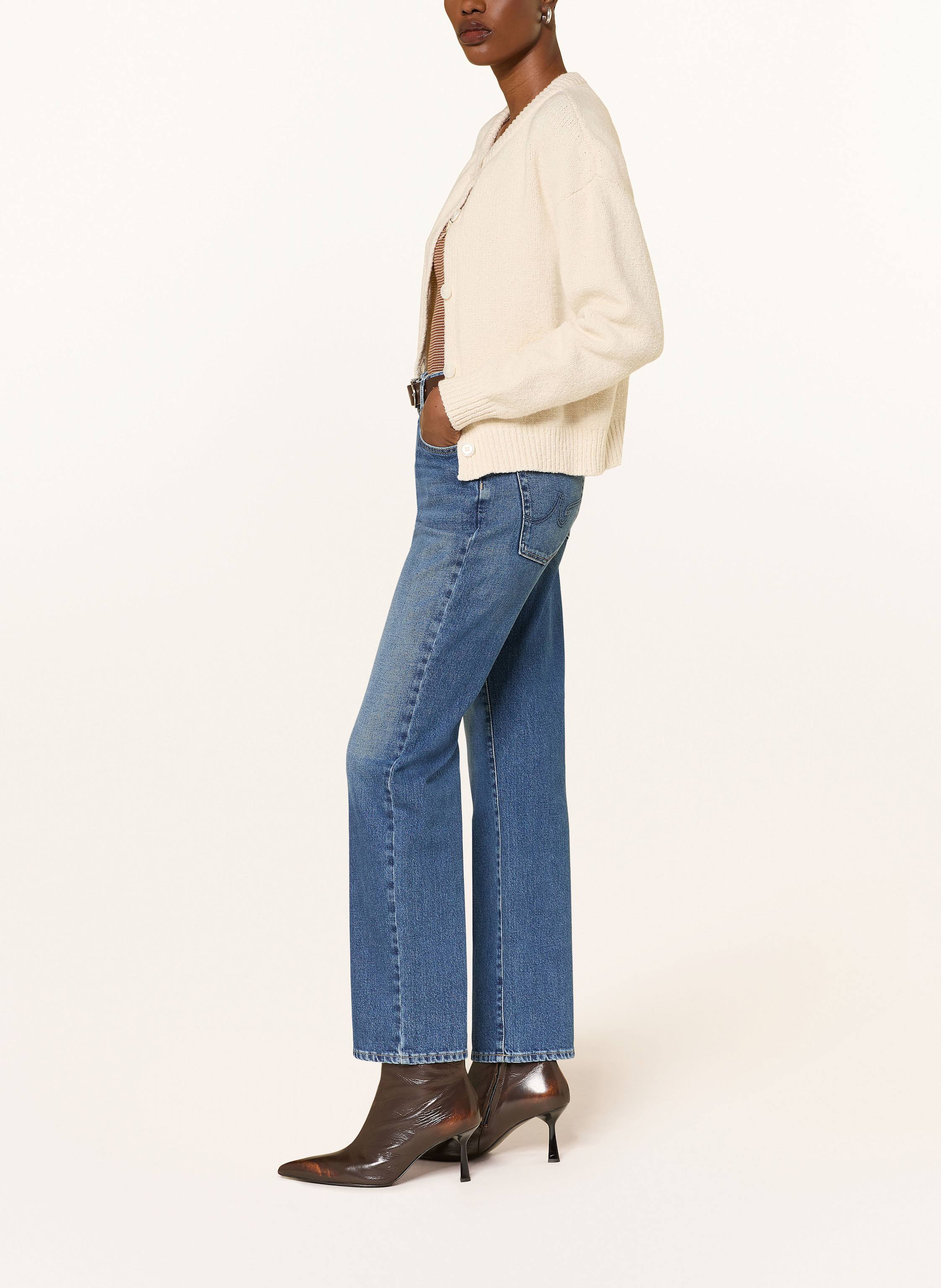Thumbnail - Ag Jeans Straight Leg Jeans Lanzarote Mit Schmucksteinen blau