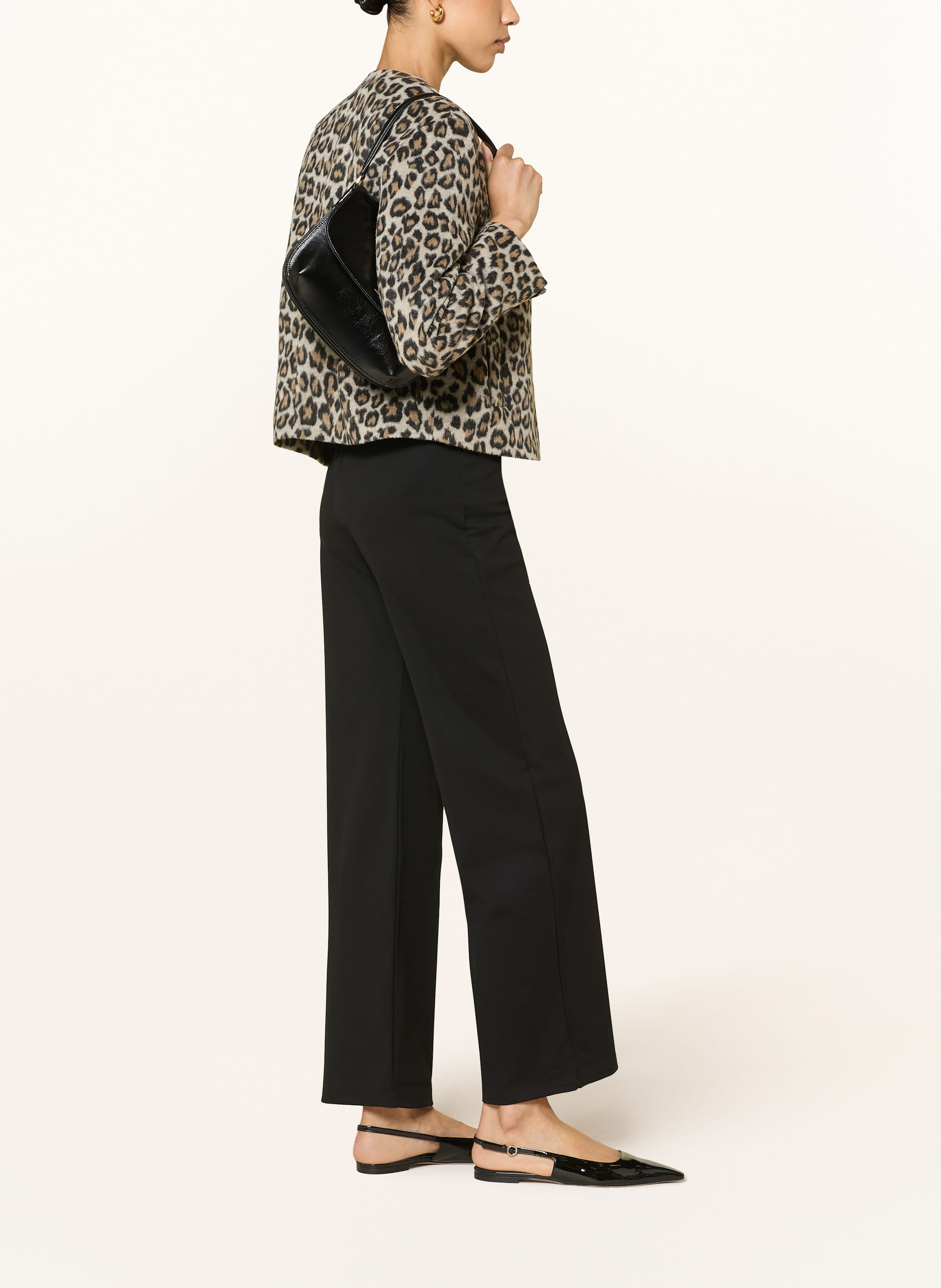 Thumbnail - Lilienfels Marlenehose Aus Jersey schwarz