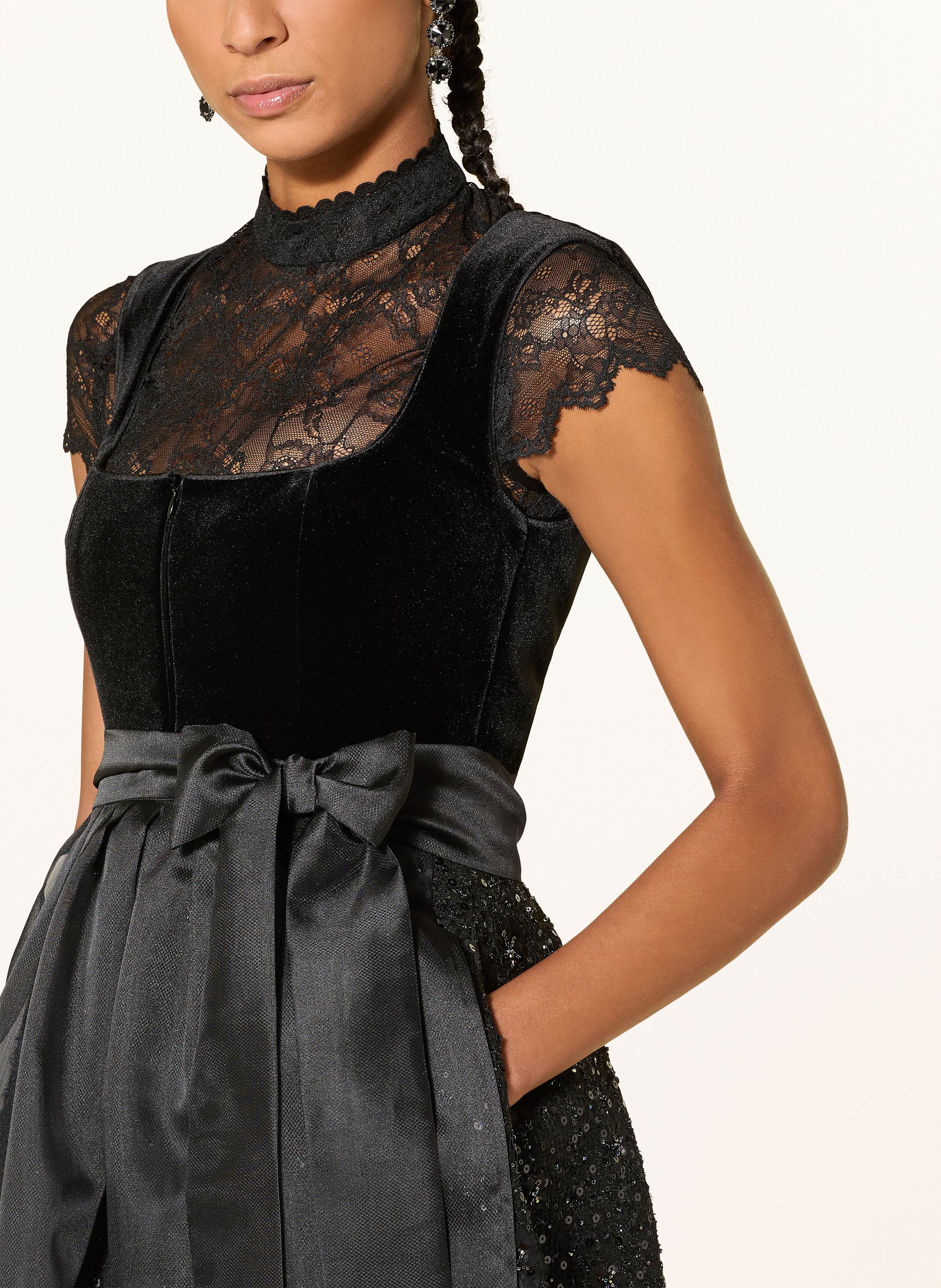 Thumbnail - Talbot Runhof Dirndl Mit Pailletten schwarz