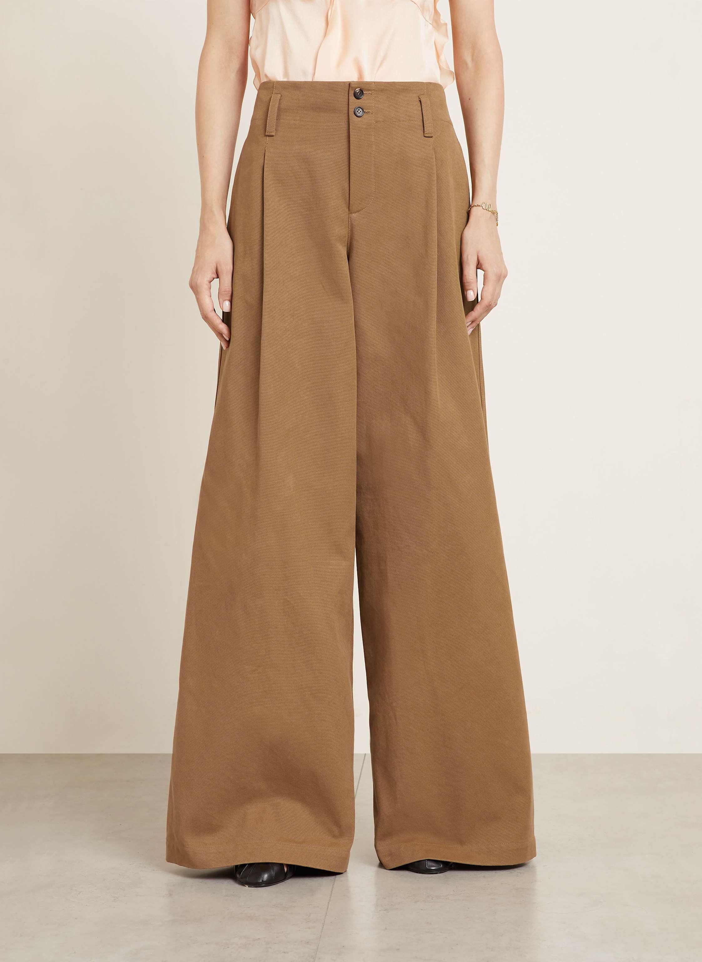 Thumbnail - Chloé Marlenehose braun